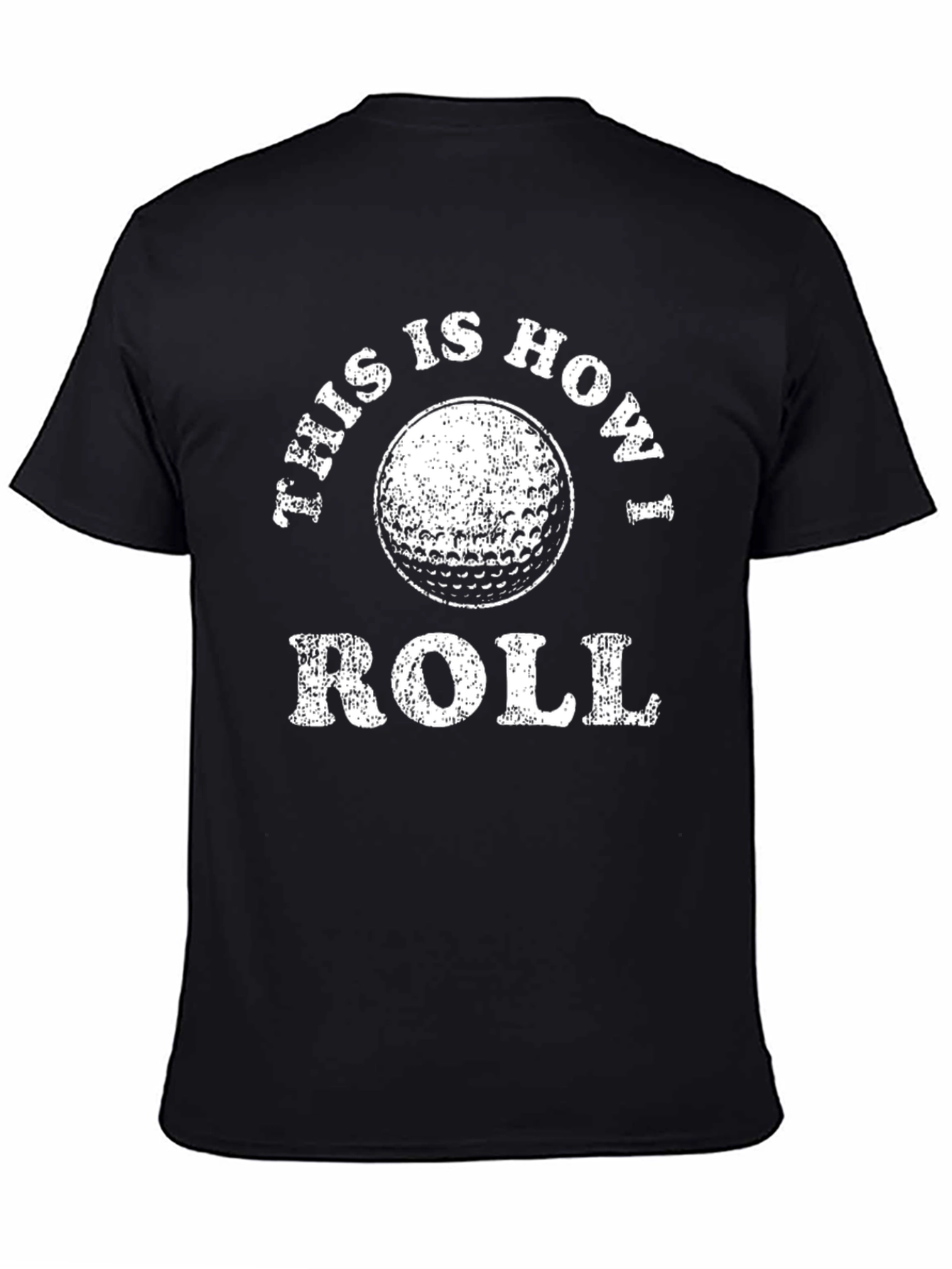 This is How I Roll Golf T-Shirt - Black