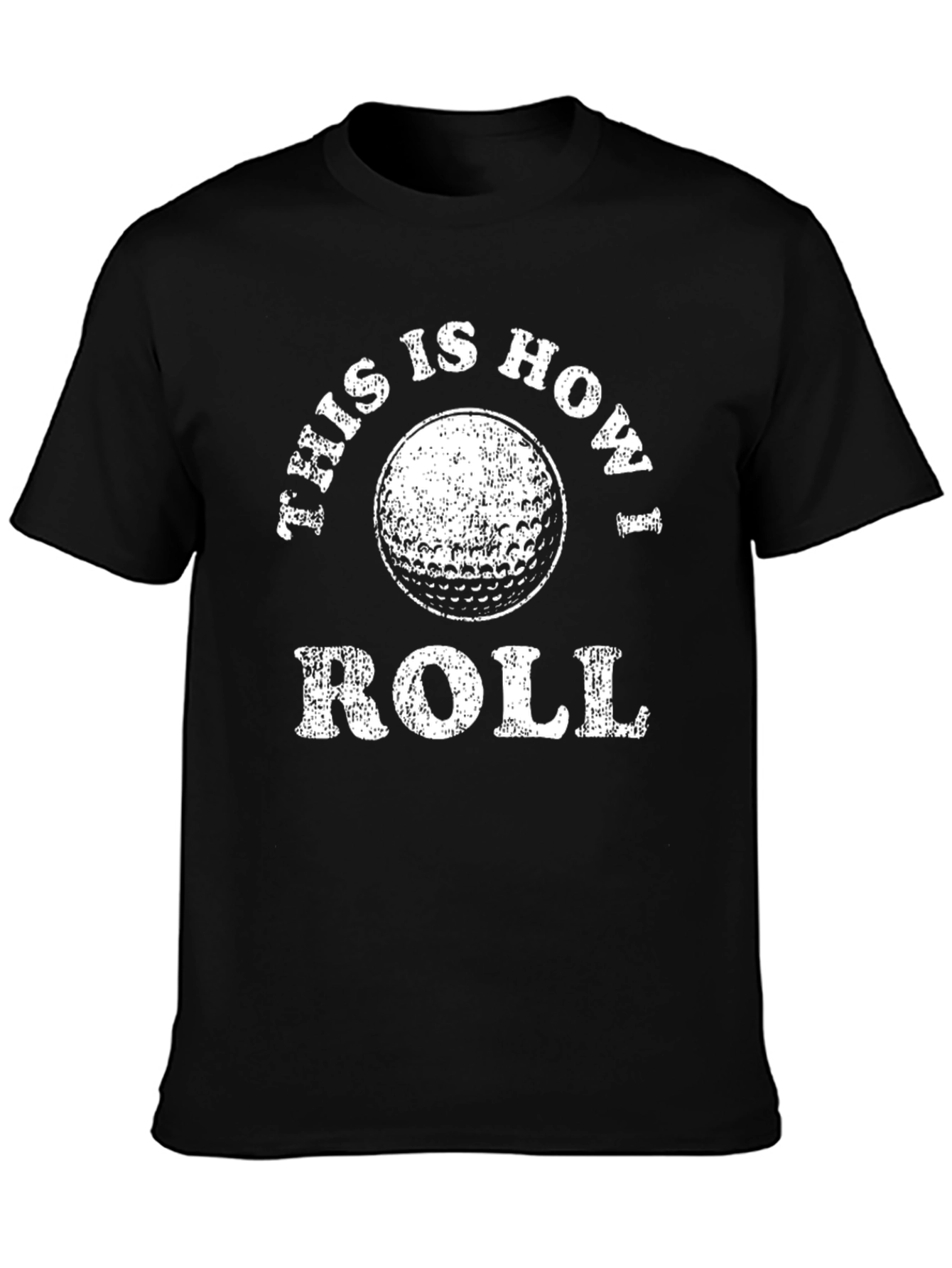 This is How I Roll Golf T-Shirt - Black