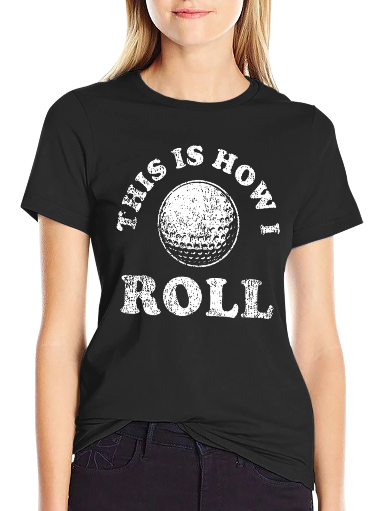 This is How I Roll Golf T-Shirt - Black