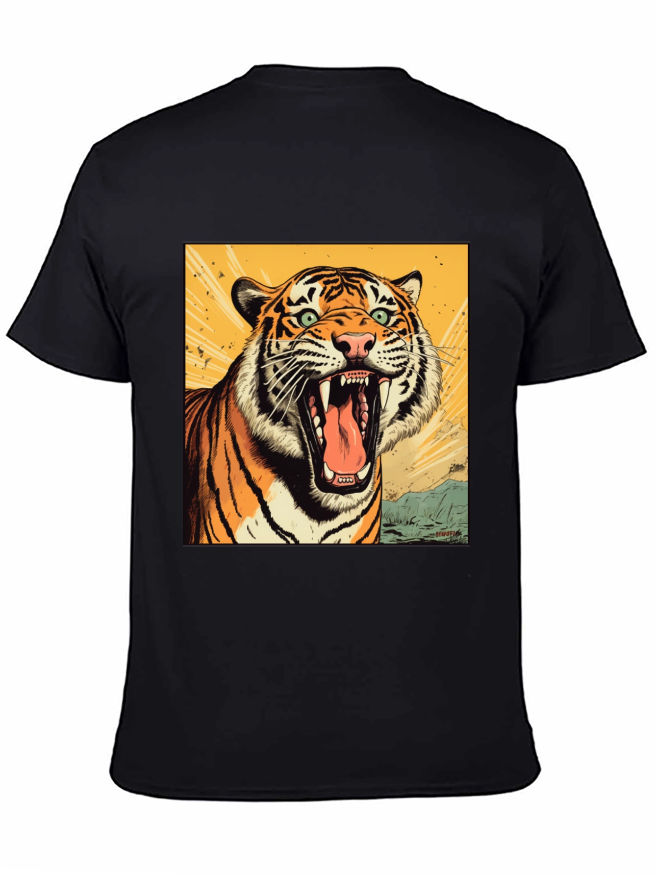 Tiger Graphic Tee - Fierce Roar Design