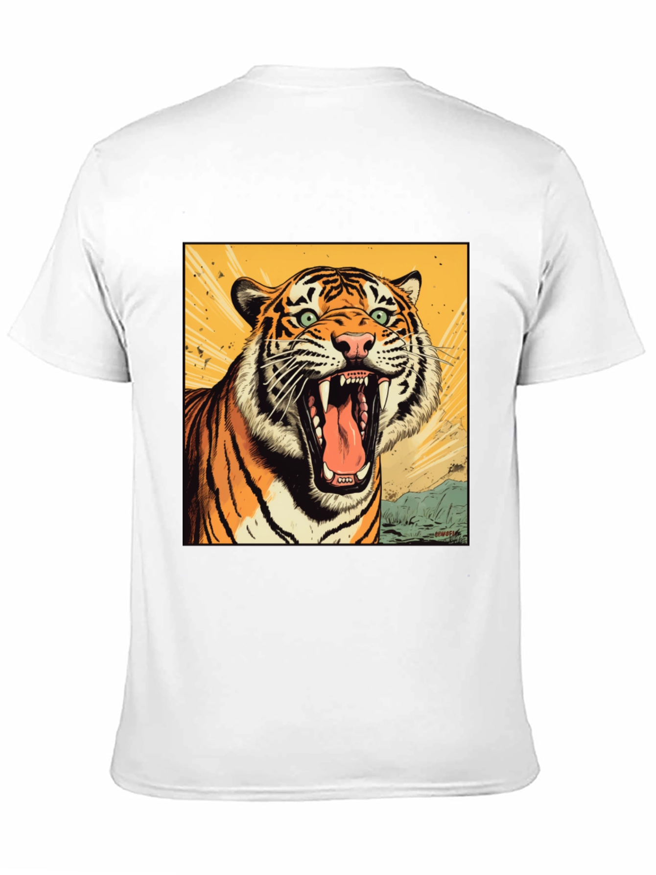 Tiger Graphic Tee - Fierce Roar Design