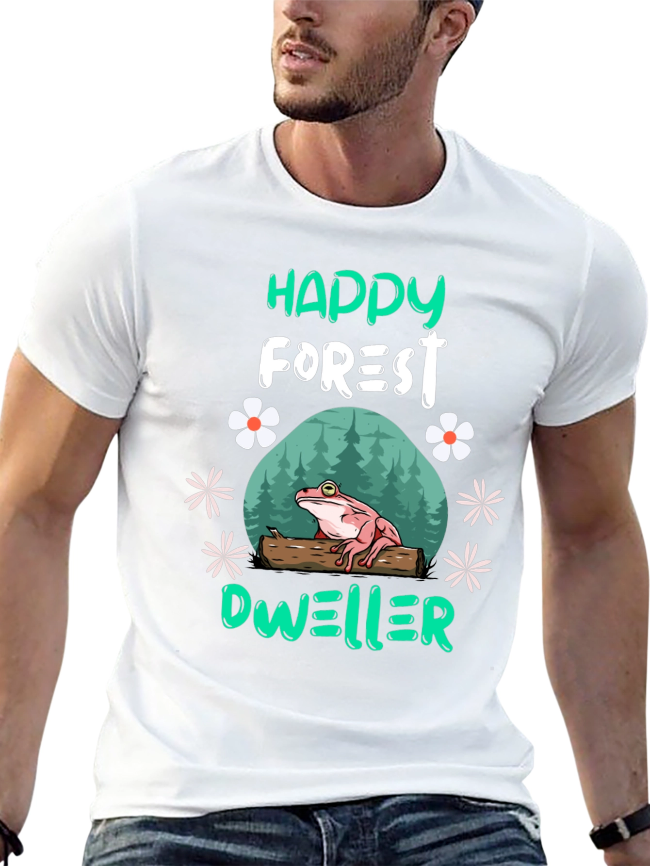 Happy Forest Dweller Frog T-Shirt