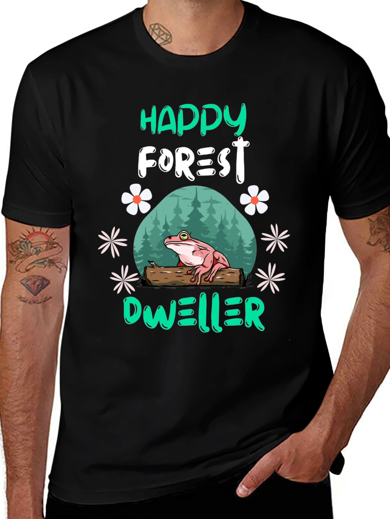 Happy Forest Dweller Frog T-Shirt