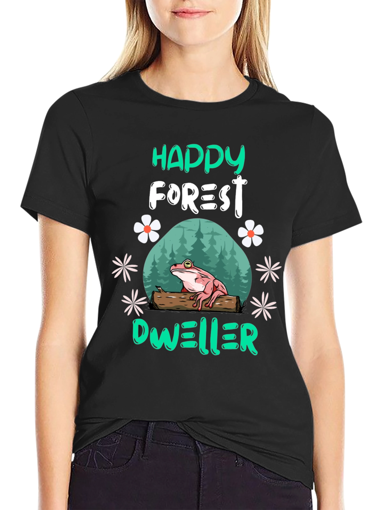 Happy Forest Dweller Frog T-Shirt