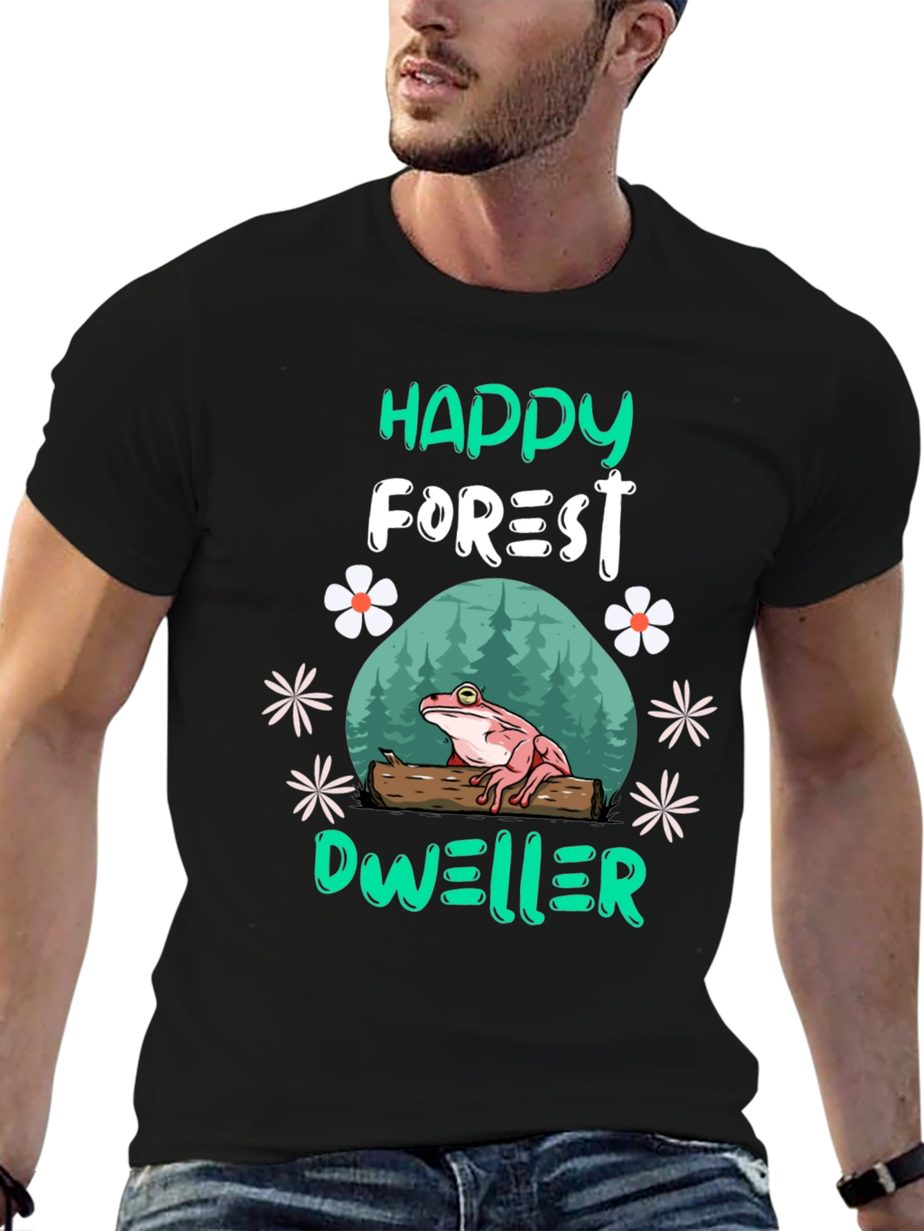 Happy Forest Dweller Frog T-Shirt