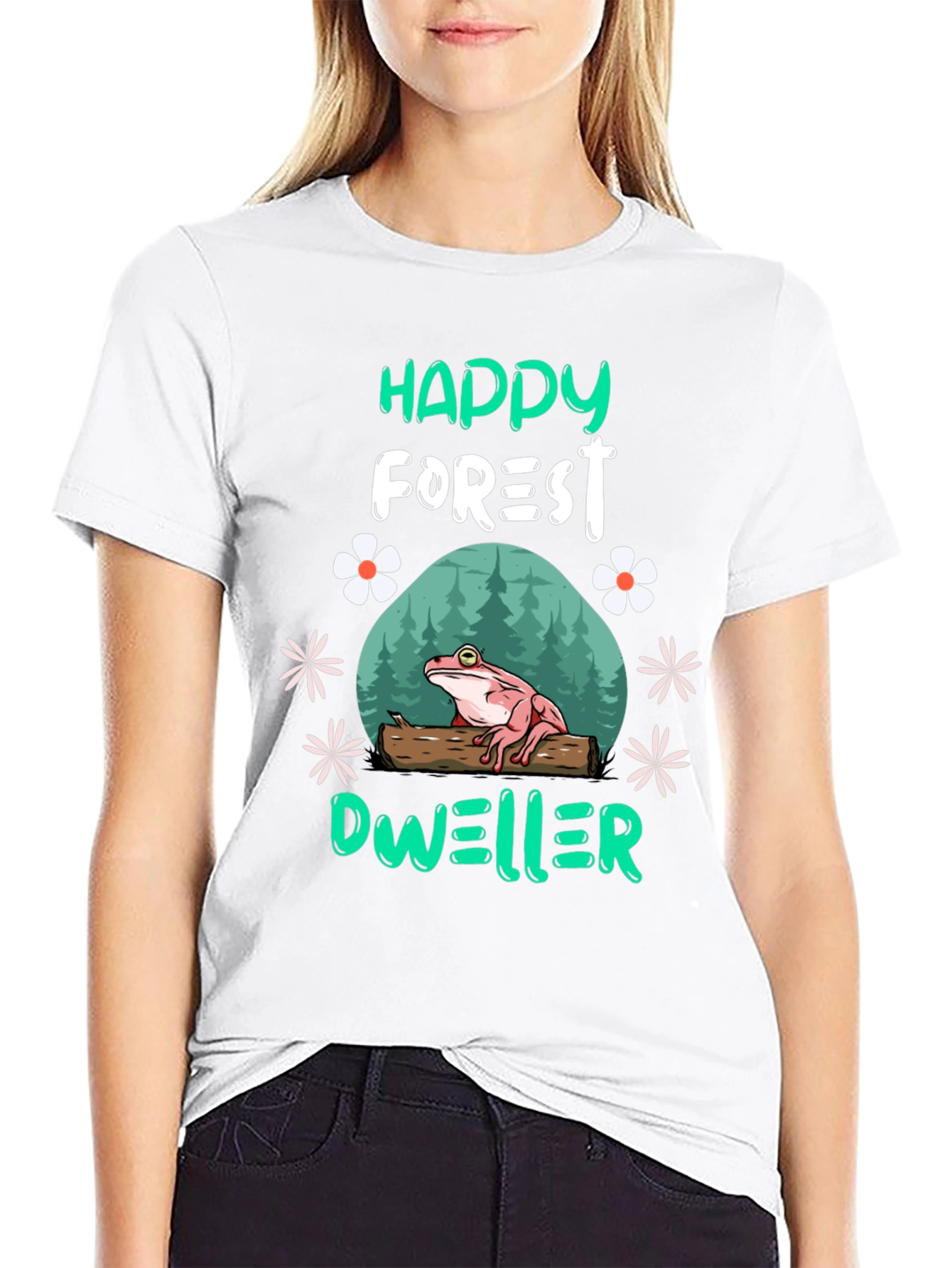 Happy Forest Dweller Frog T-Shirt