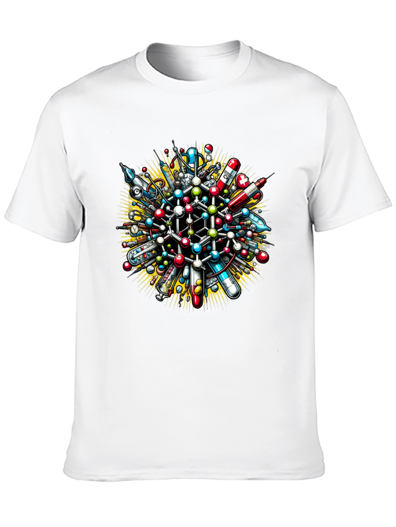Science Molecule Graphic T-Shirt