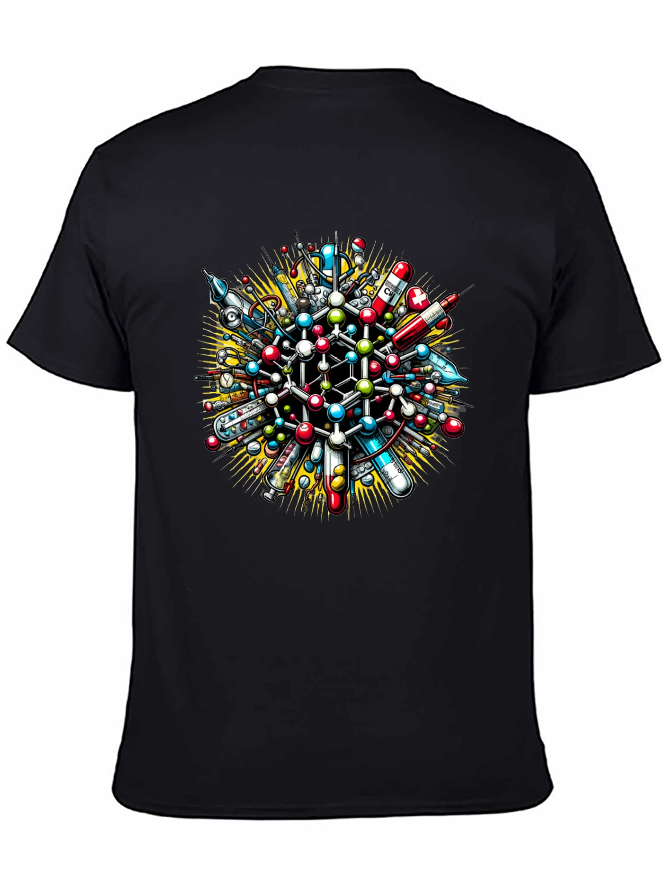 Science Molecule Graphic T-Shirt