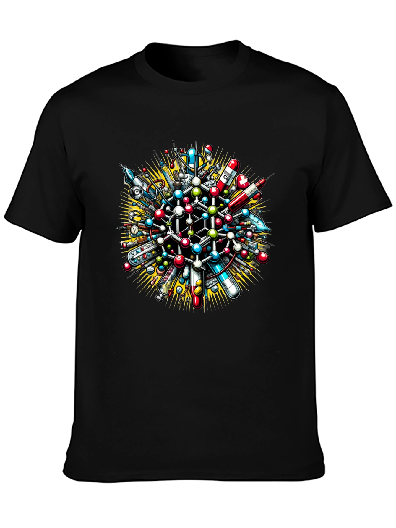 Science Molecule Graphic T-Shirt