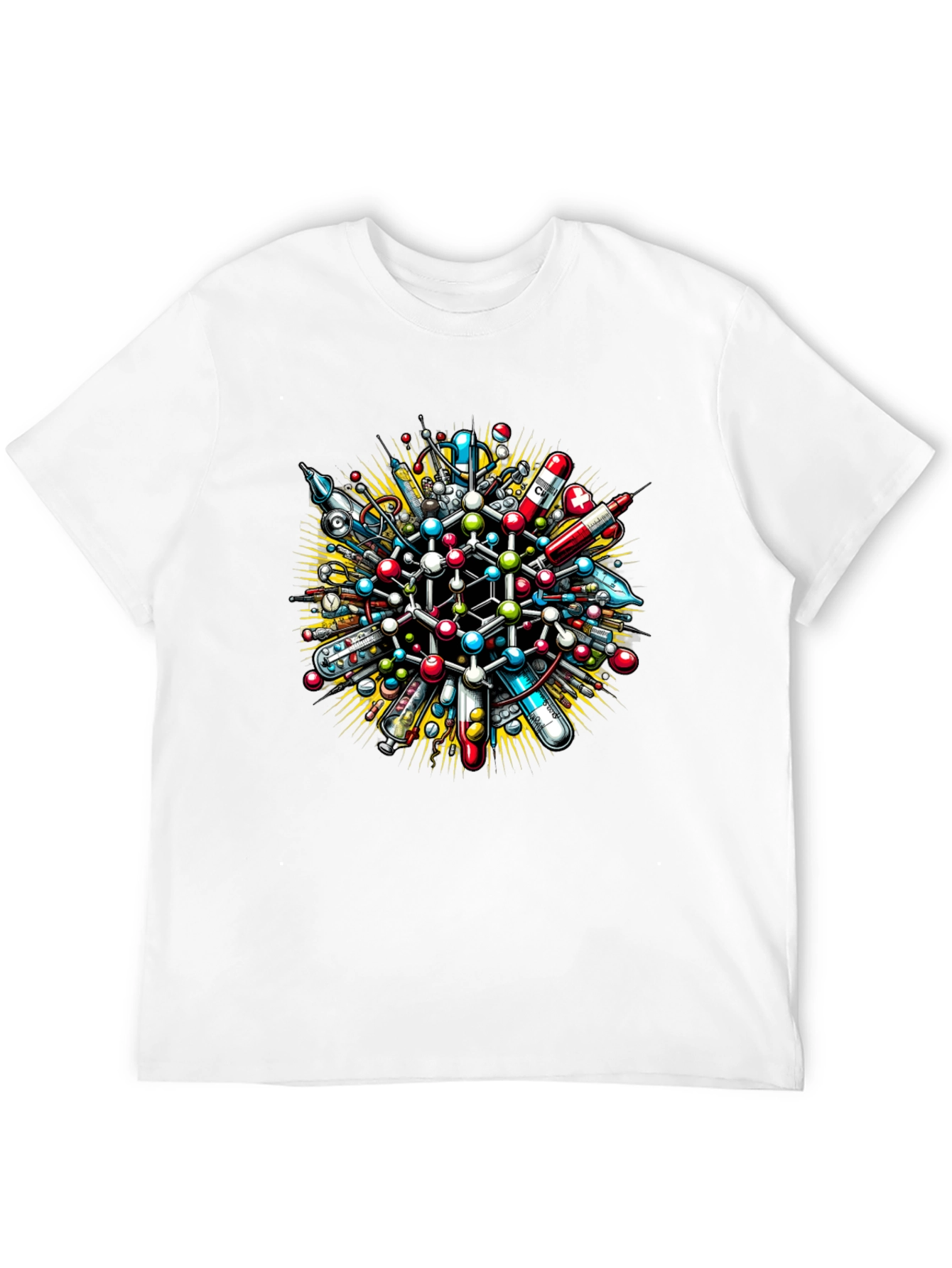 Science Molecule Graphic T-Shirt