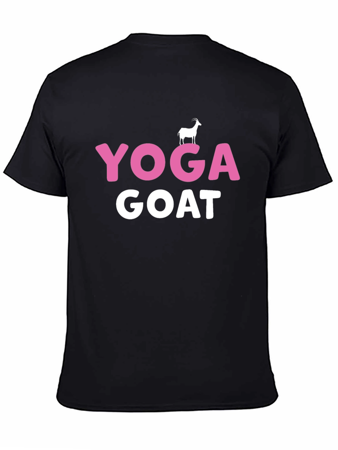 Yoga Goat Graphic T-Shirt - Black
