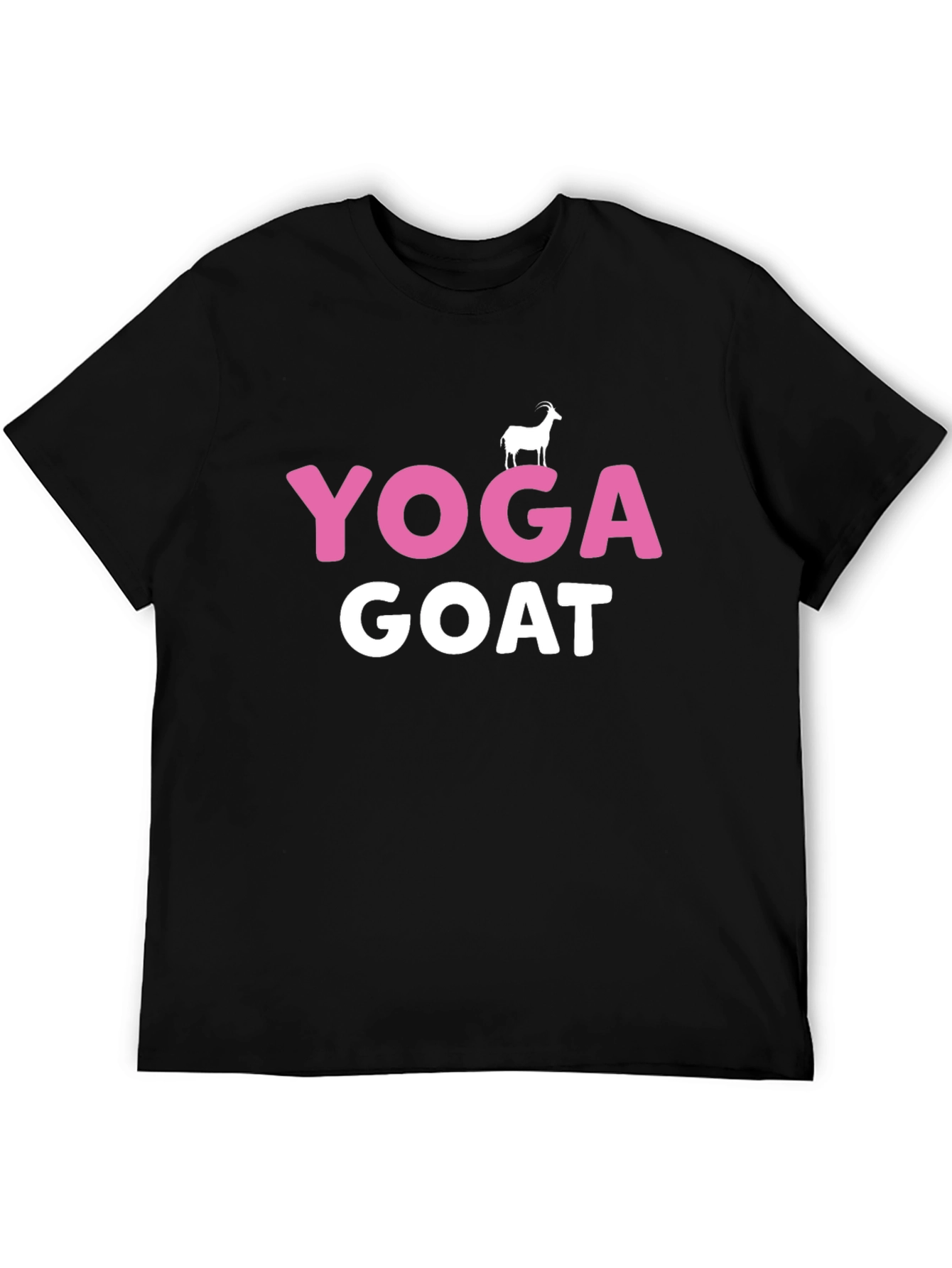 Yoga Goat Graphic T-Shirt - Black