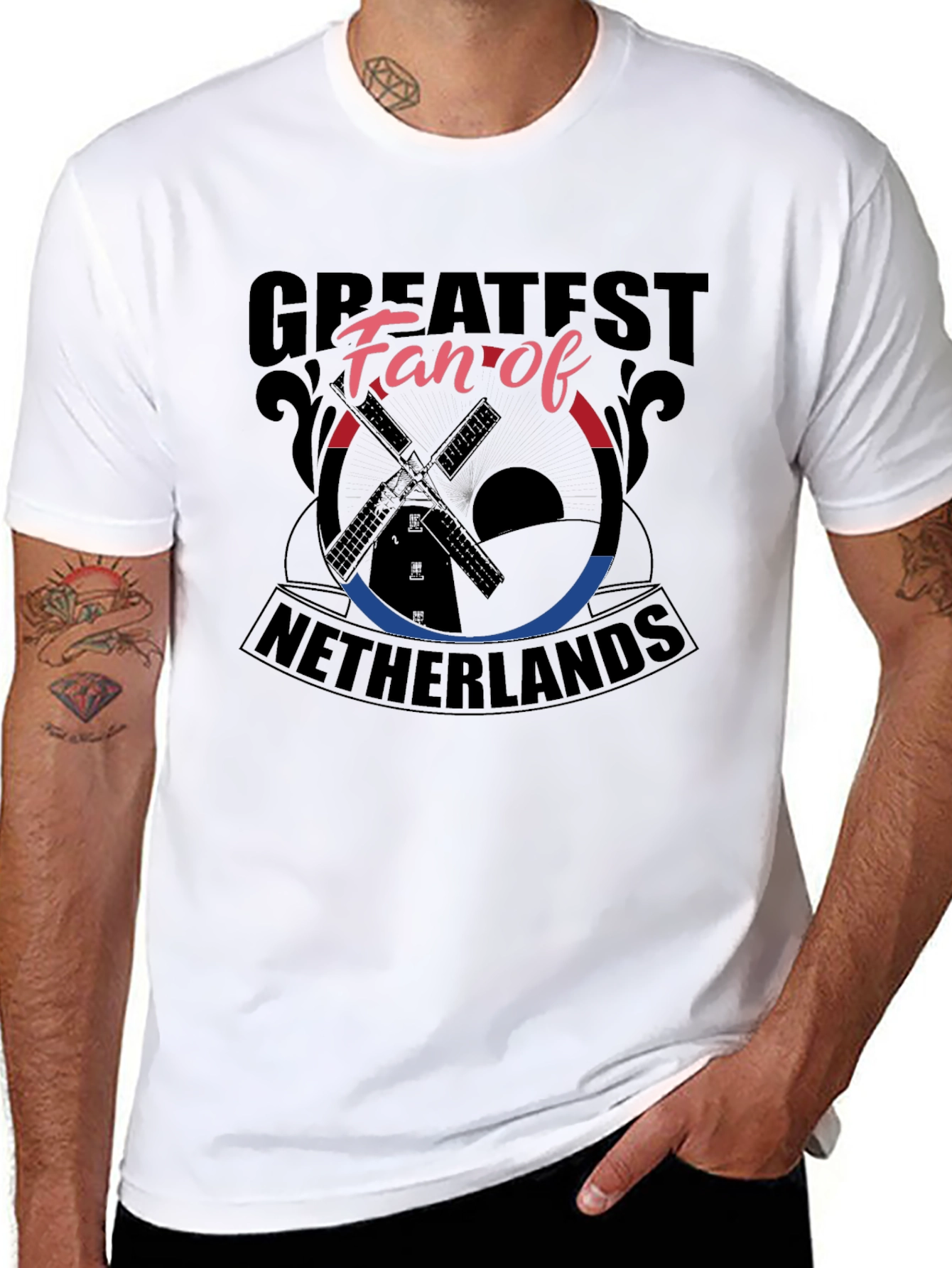 Netherlands Fan T-Shirt: Greatest Fan