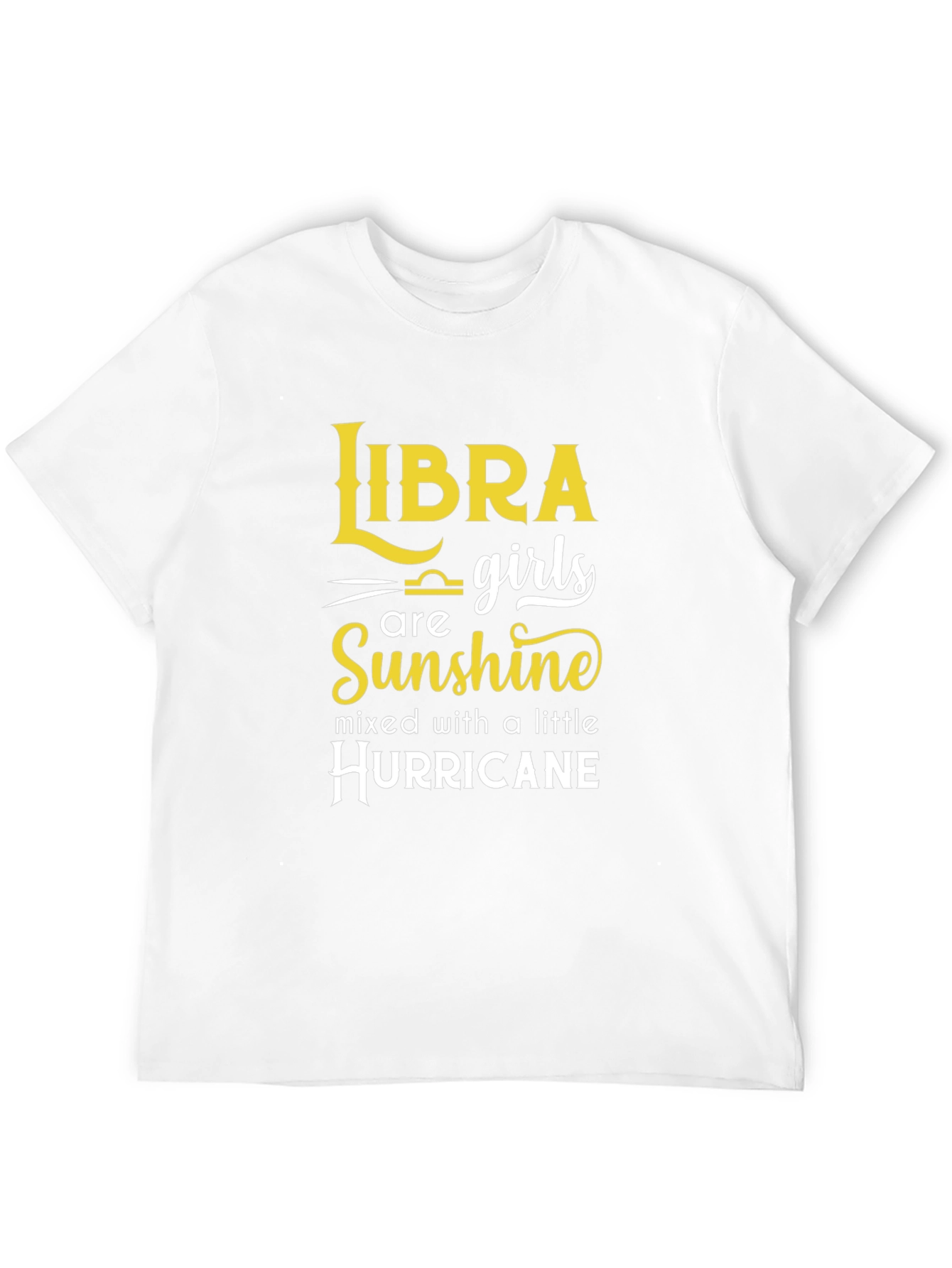 Libra Girls Sunshine T-Shirt - Zodiac Graphic Tee