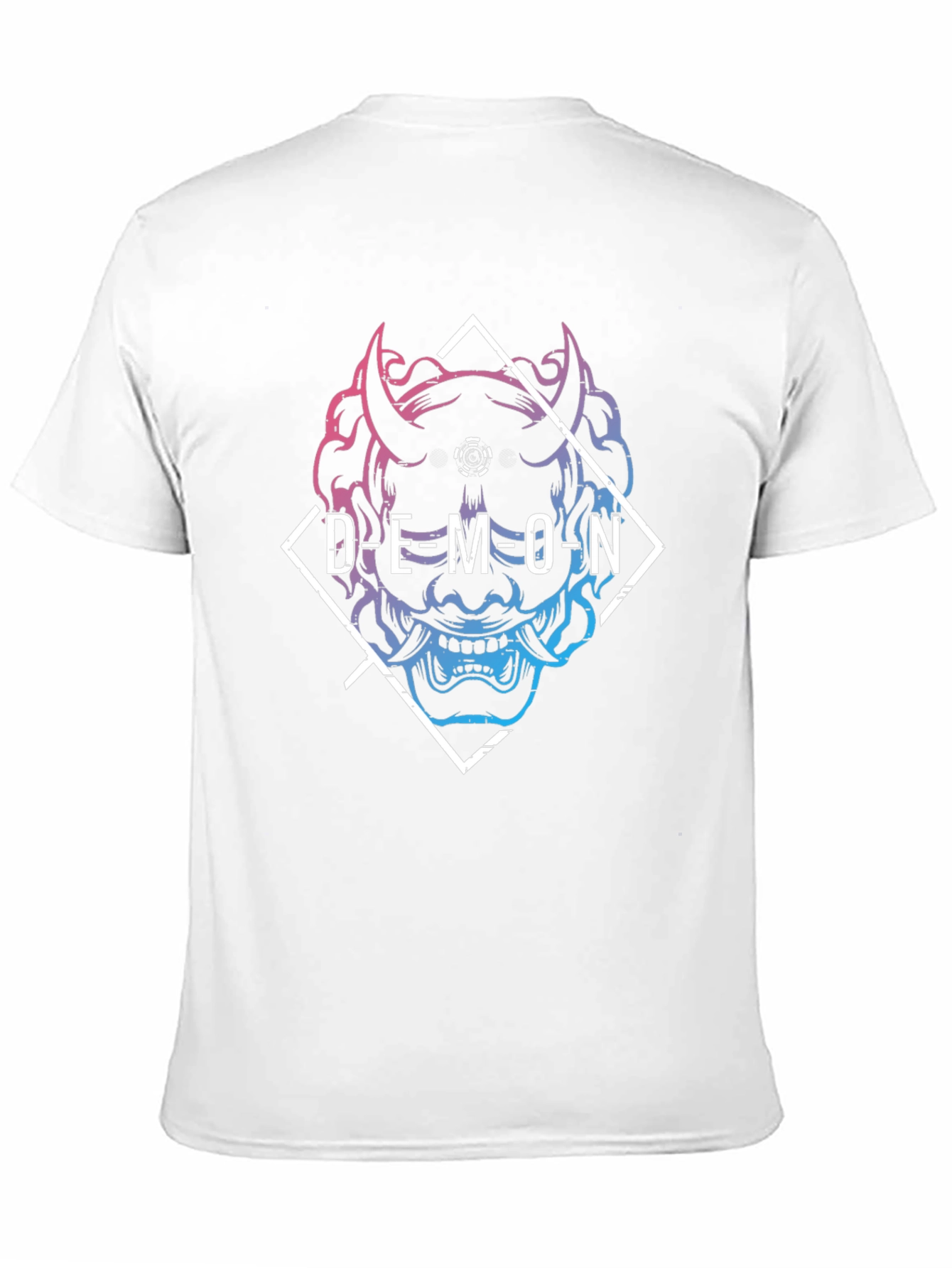 Demon Graphic Print Black T-Shirt