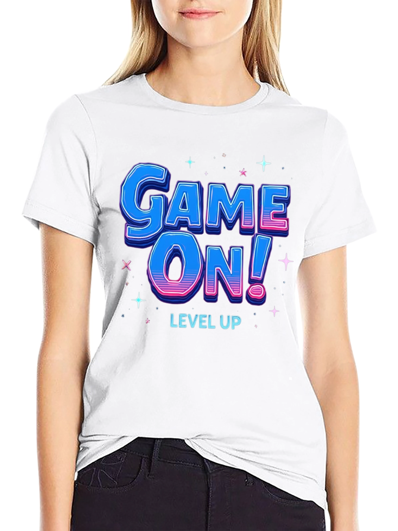 Game On! Level Up T-Shirt - Gamer Style