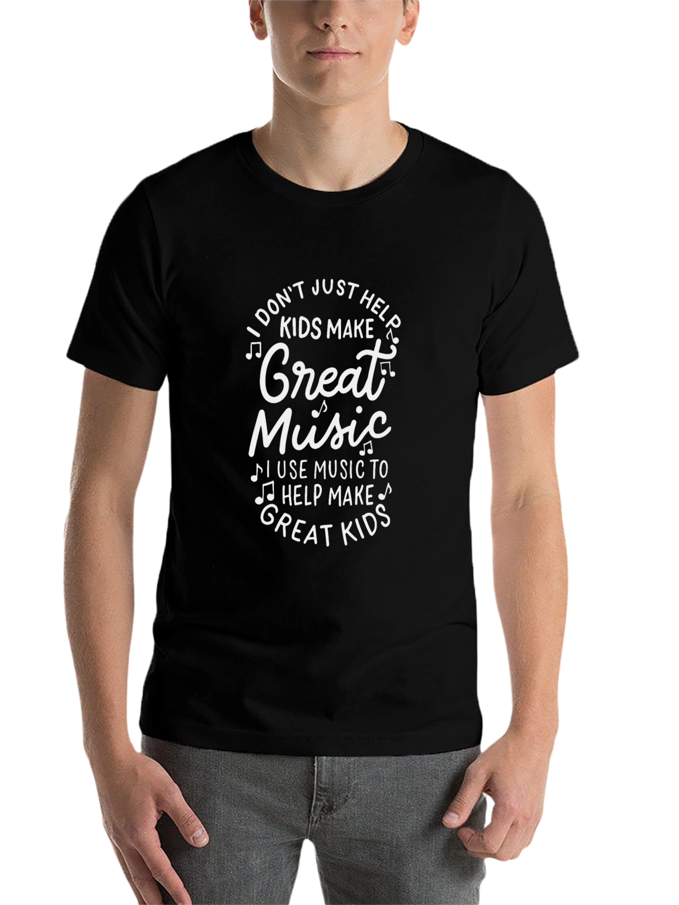 Music Teacher T-Shirt - Great Kids Make Music