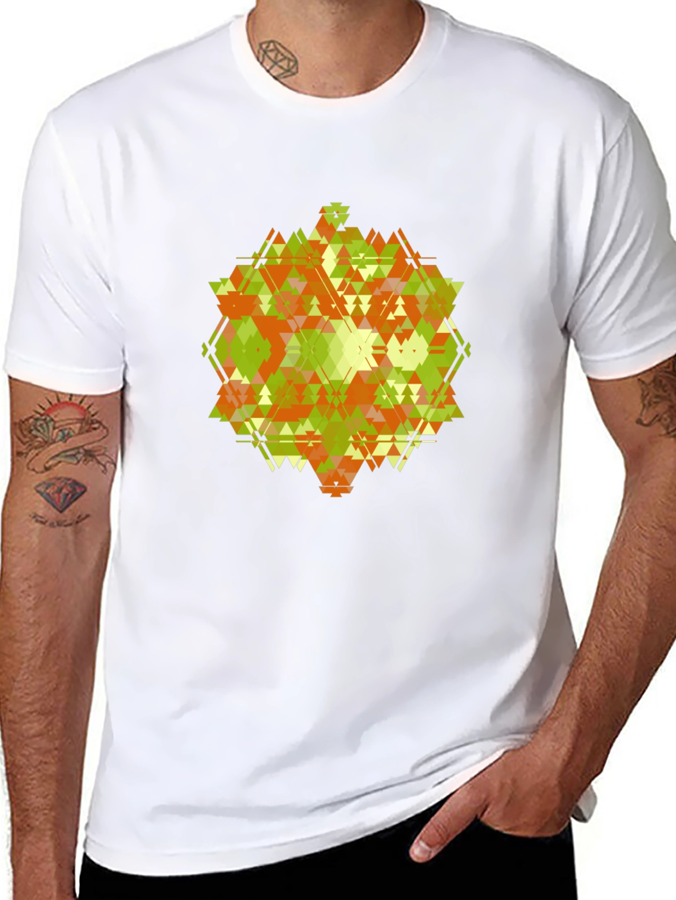Geometric Pattern T-Shirt