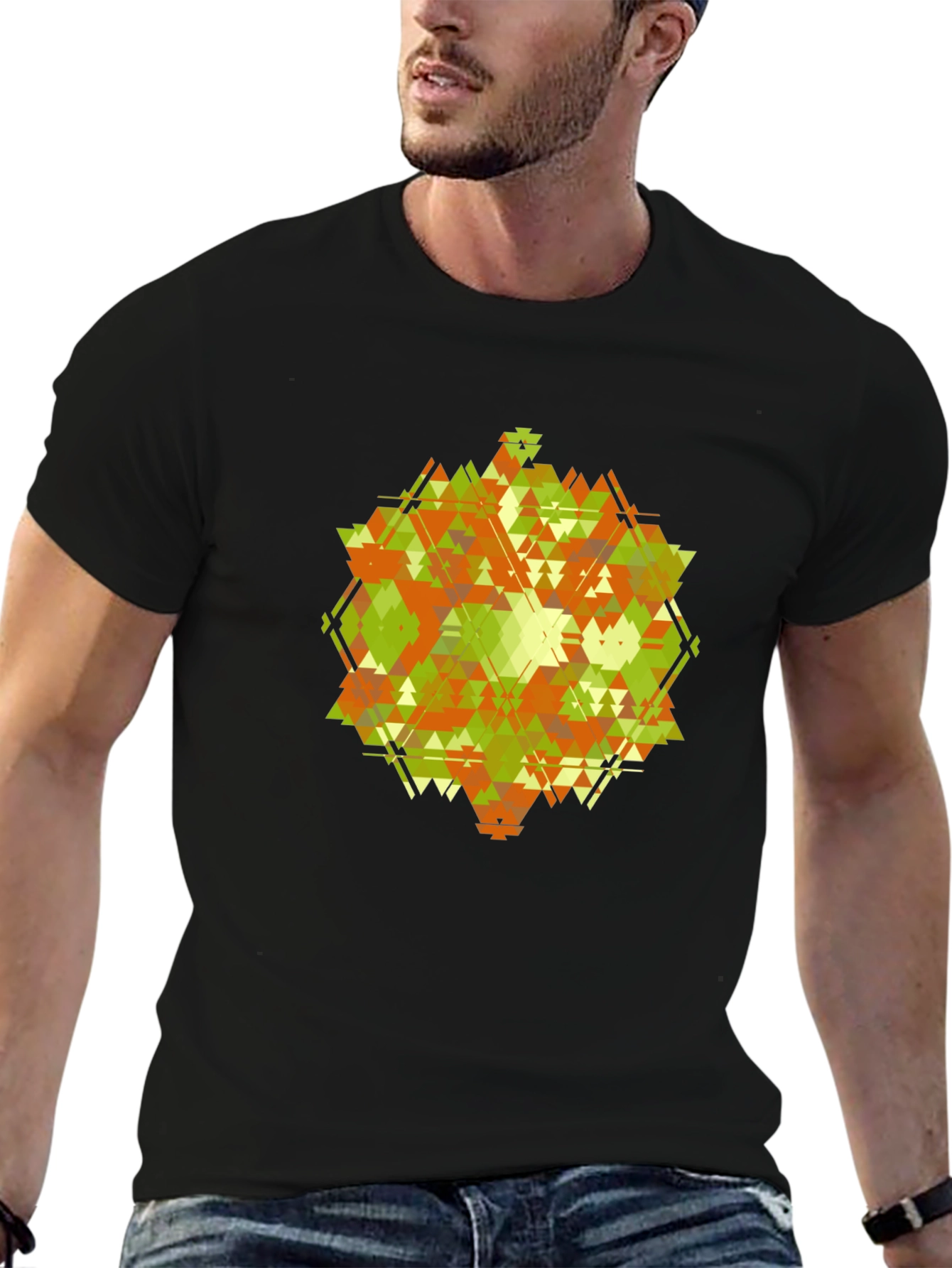 Geometric Pattern T-Shirt