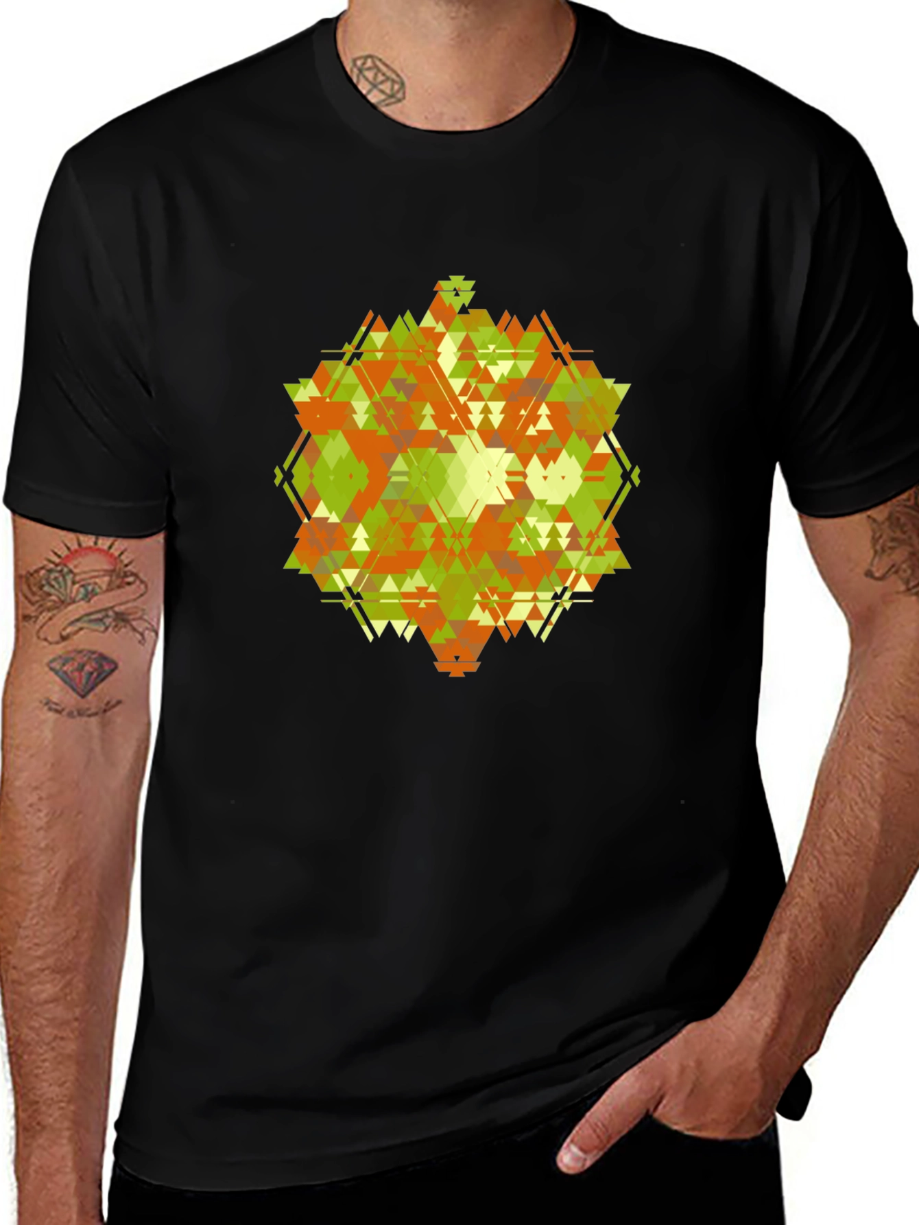 Geometric Pattern T-Shirt
