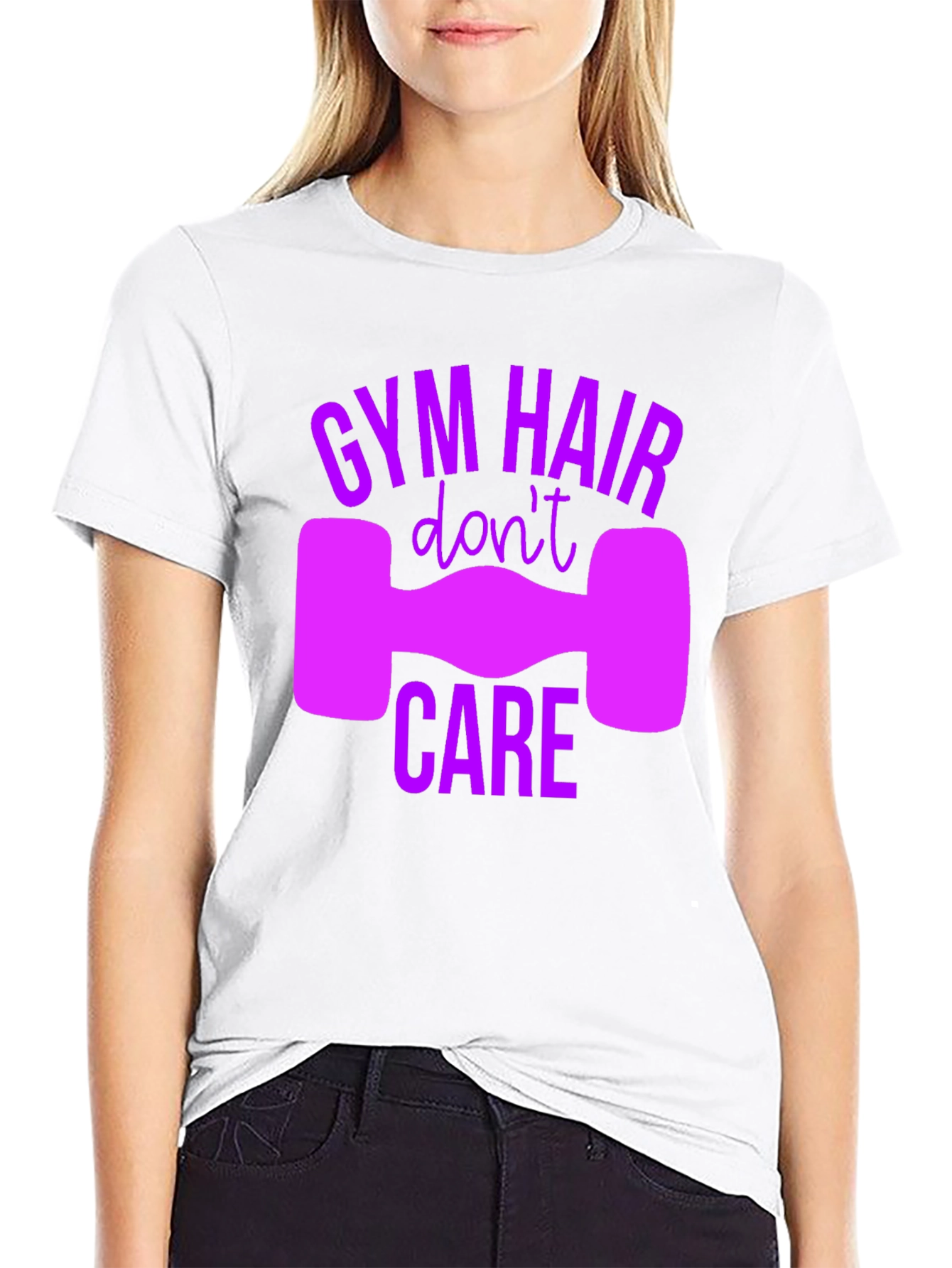 Gym Hair Dont Care Graphic Tee