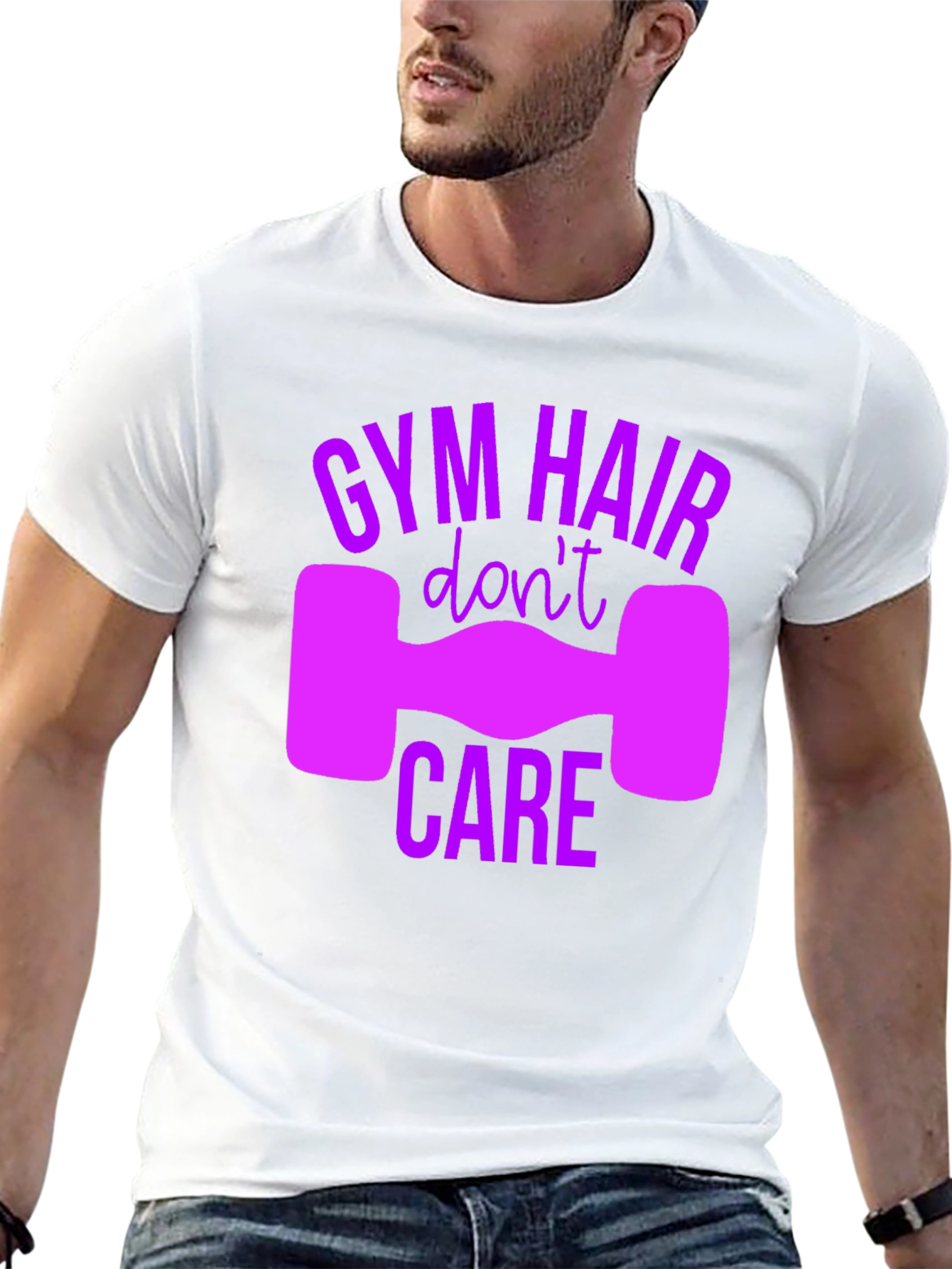 Gym Hair Dont Care Graphic Tee