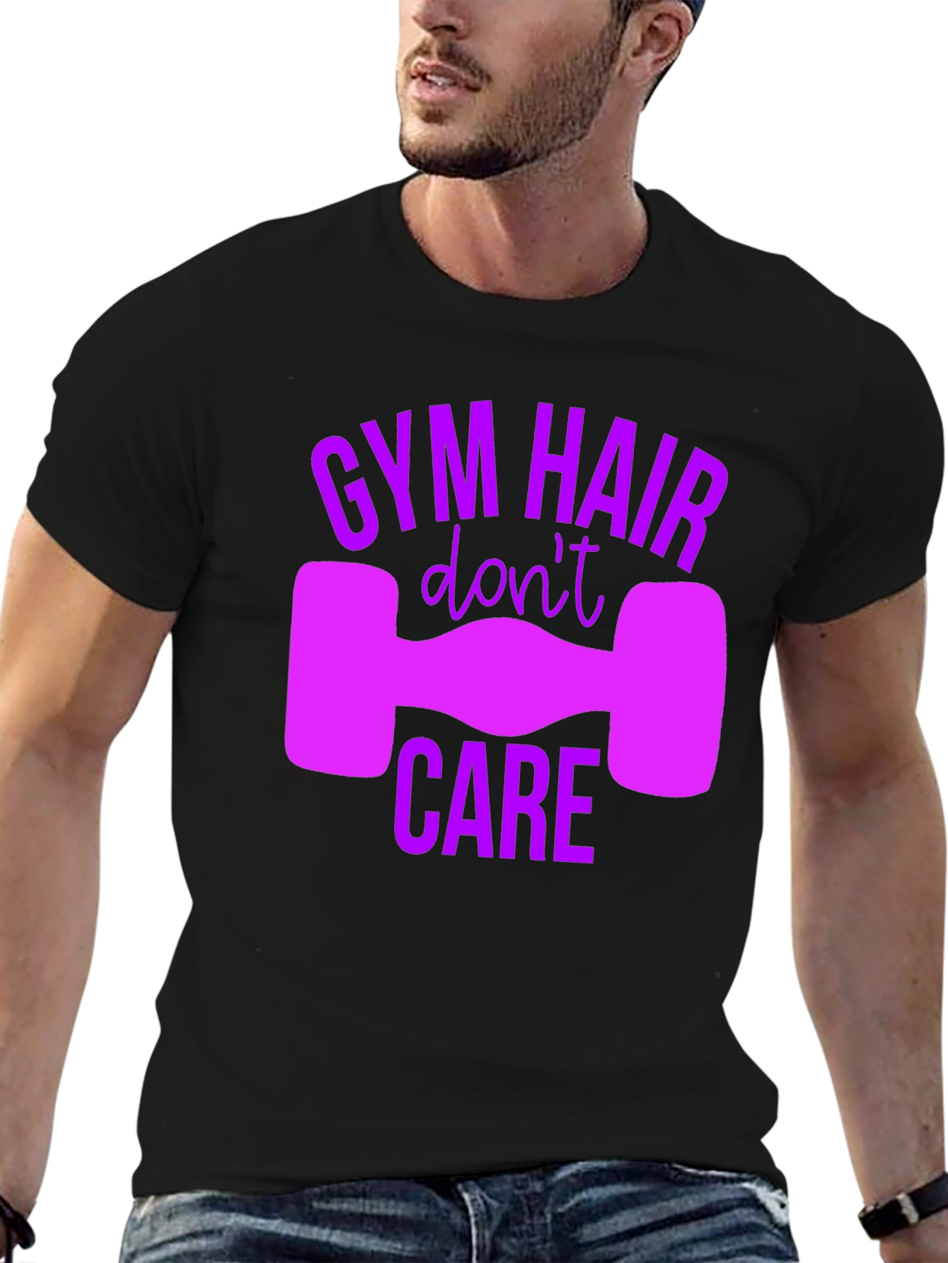 Gym Hair Dont Care Graphic Tee