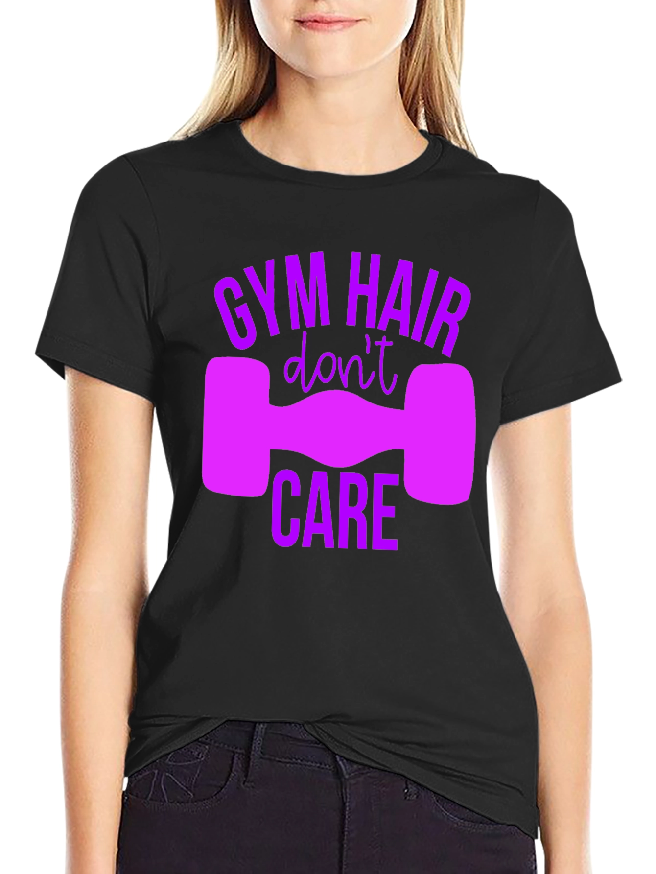 Gym Hair Dont Care Graphic Tee