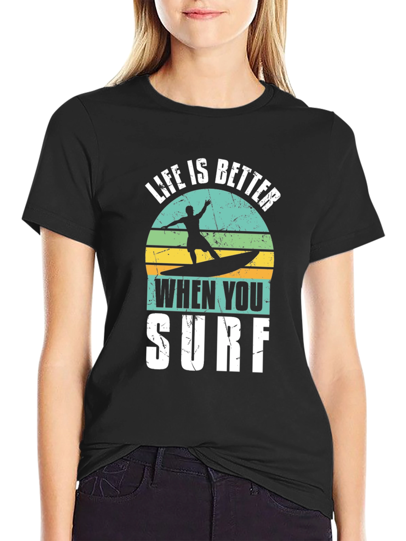 Life is Better When You Surf Graphic Tee