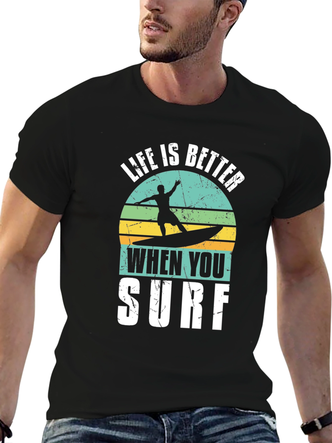 Life is Better When You Surf Graphic Tee