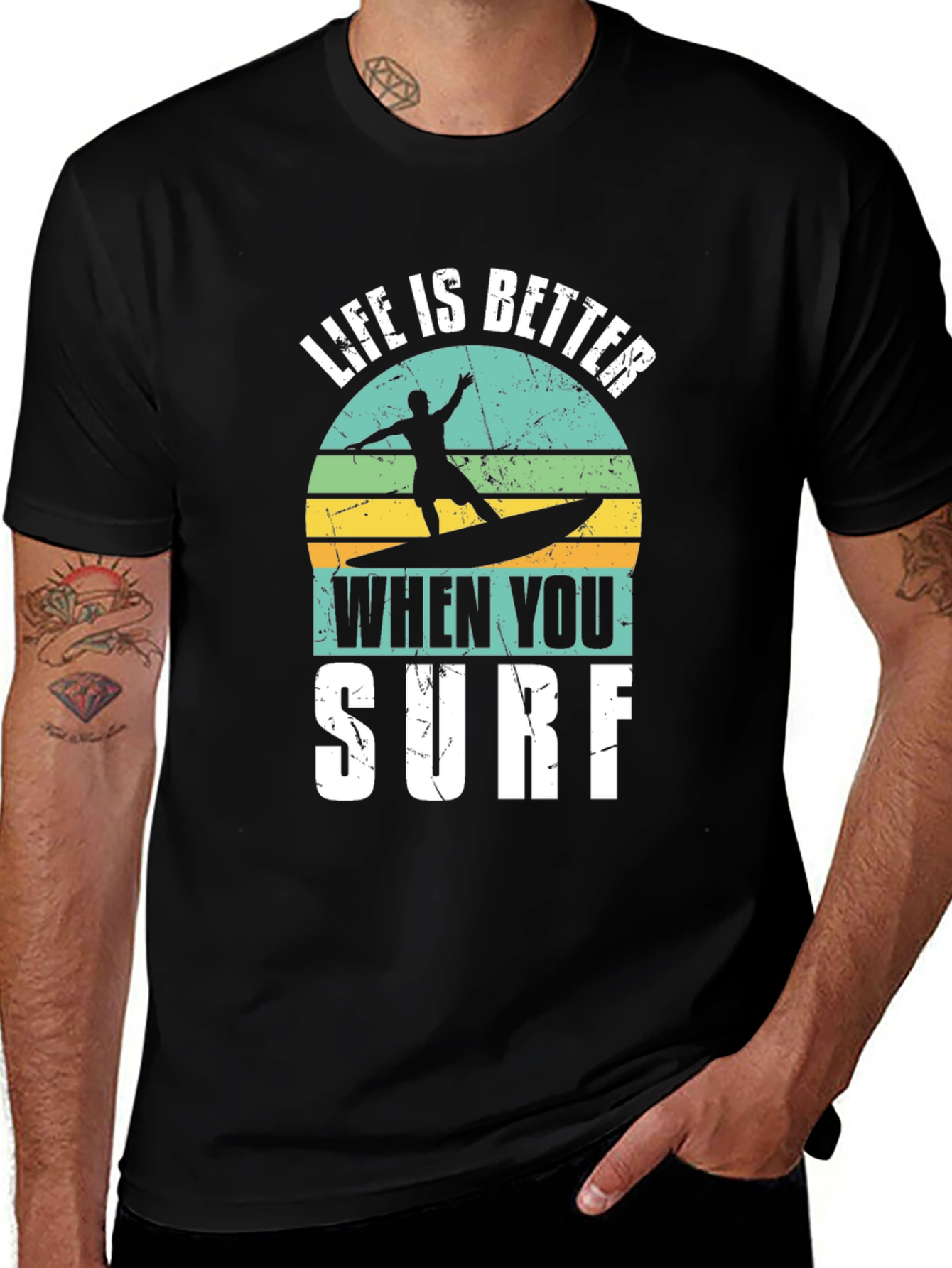 Life is Better When You Surf Graphic Tee