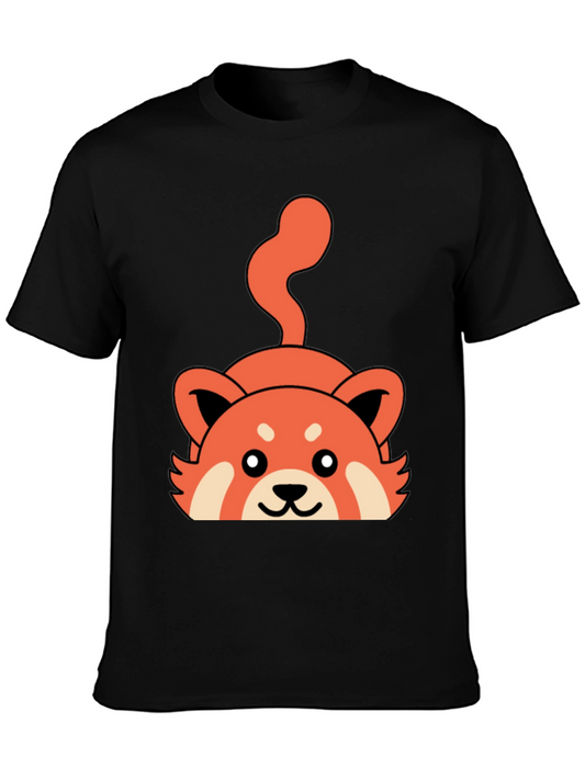 Cute Red Panda Graphic T-Shirt - Unisex Style
