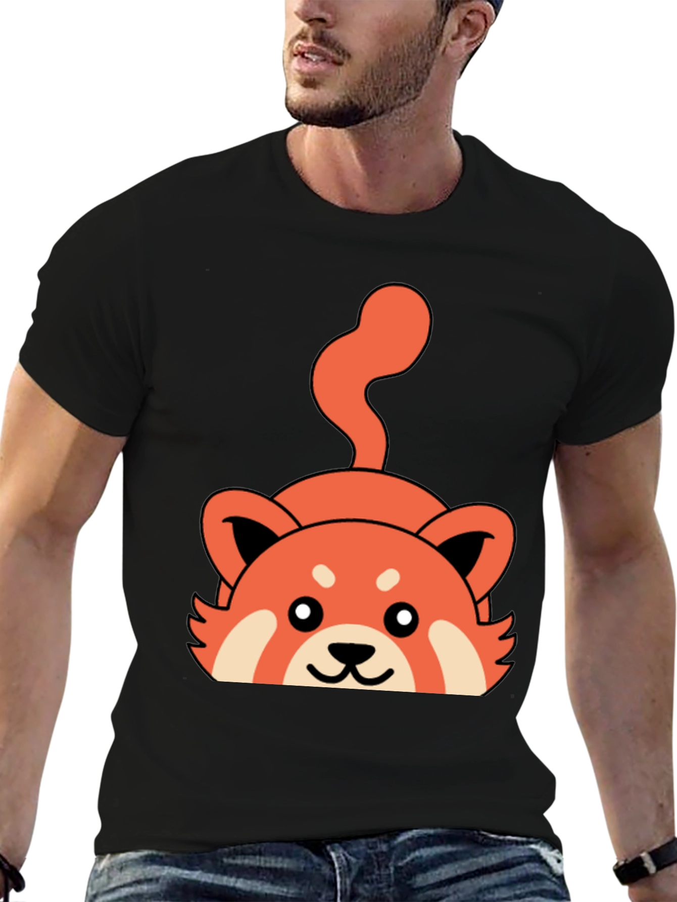 Cute Red Panda Graphic T-Shirt - Unisex Style