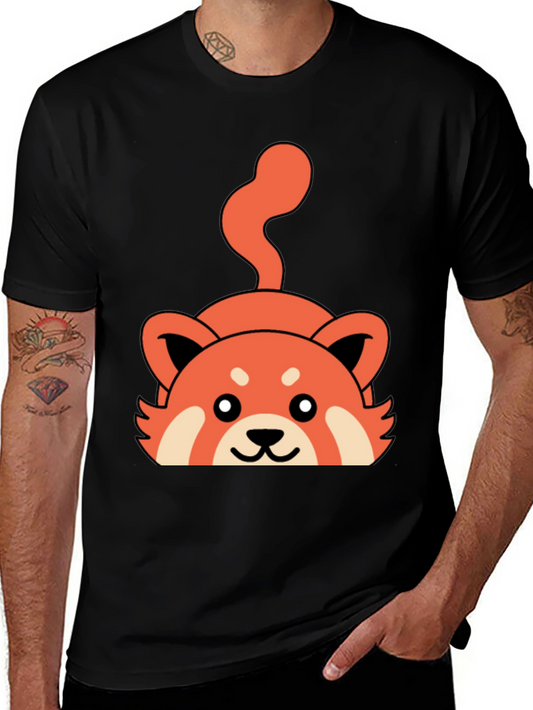 Cute Red Panda Graphic T-Shirt - Unisex Style