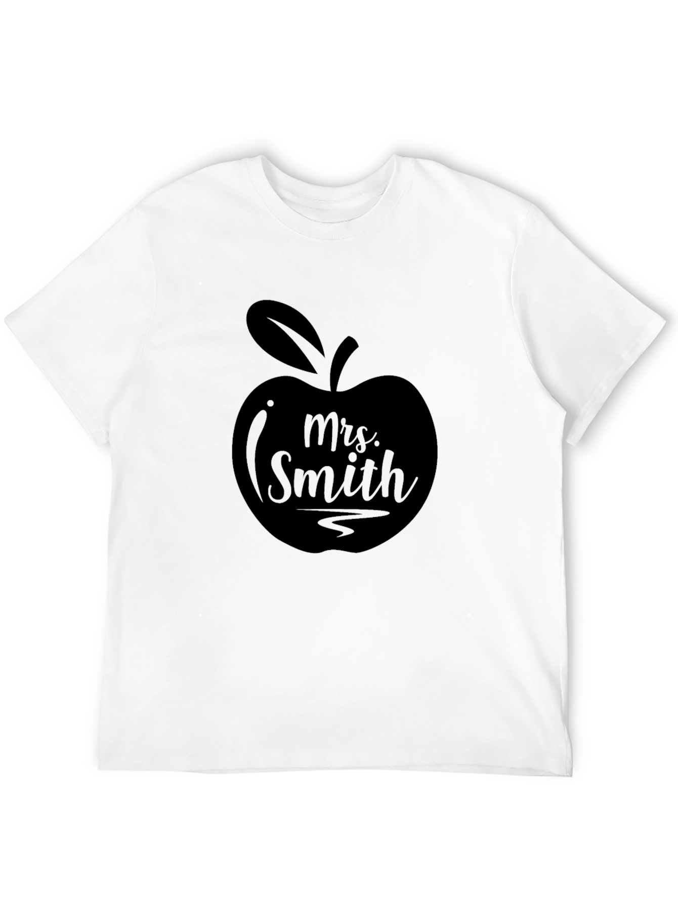Mrs. Smith Teacher Apple T-Shirt