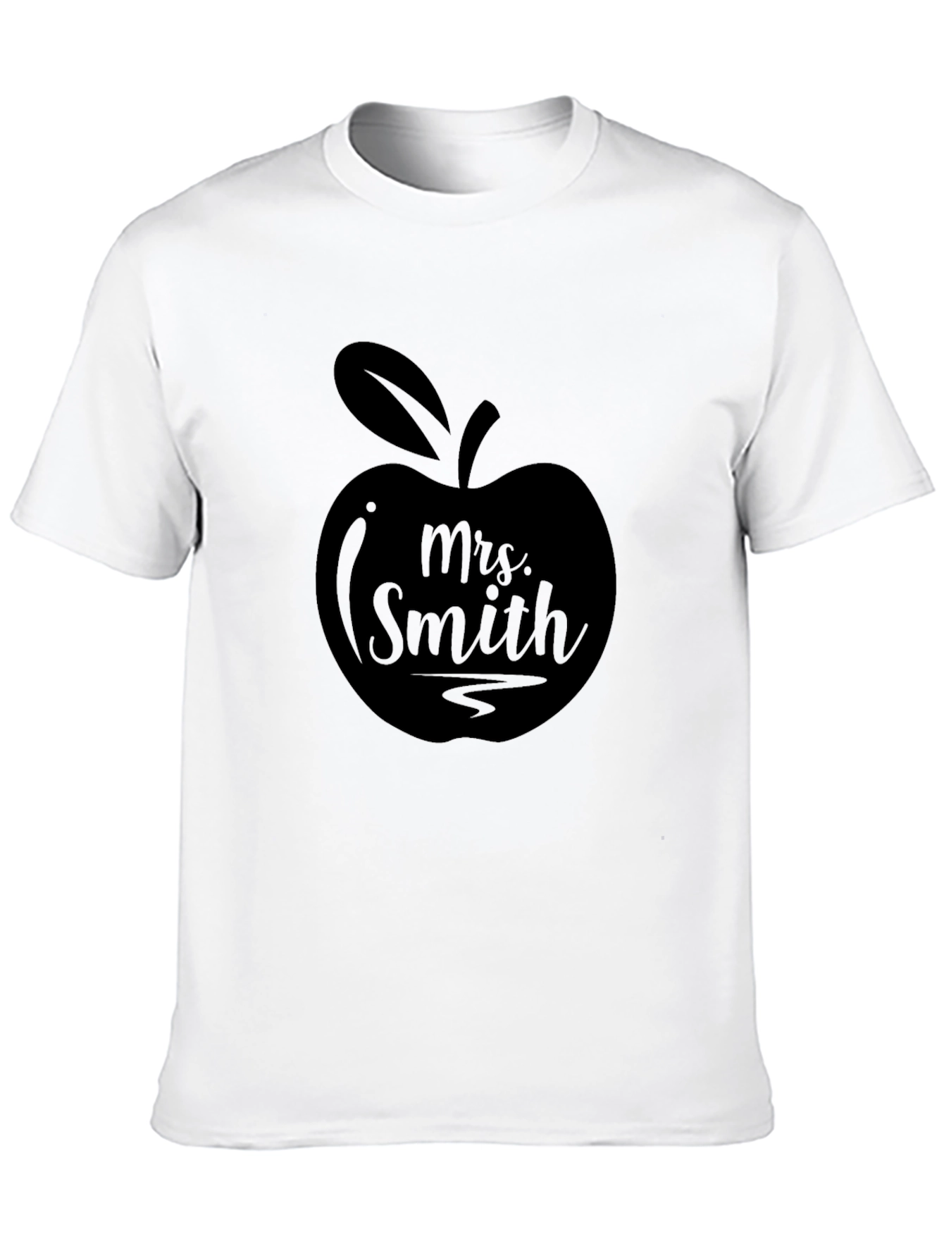Mrs. Smith Teacher Apple T-Shirt