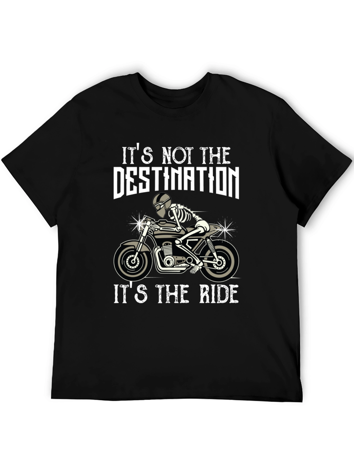 Ride or Die T-Shirt Skeleton Biker Tee