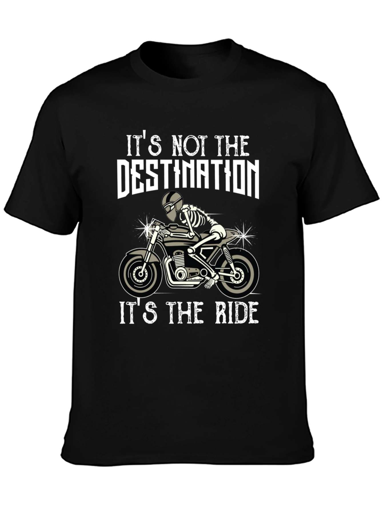 Ride or Die T-Shirt Skeleton Biker Tee