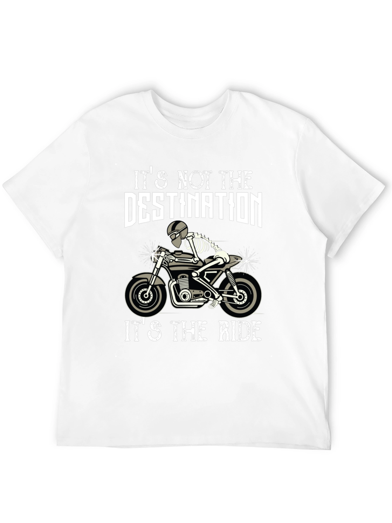 Ride or Die T-Shirt Skeleton Biker Tee