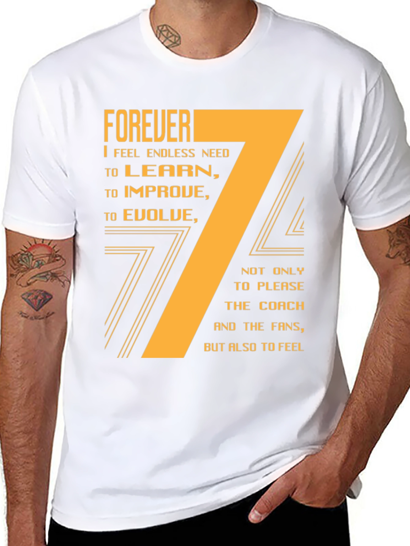 Forever I Need Motivational T-Shirt - Black