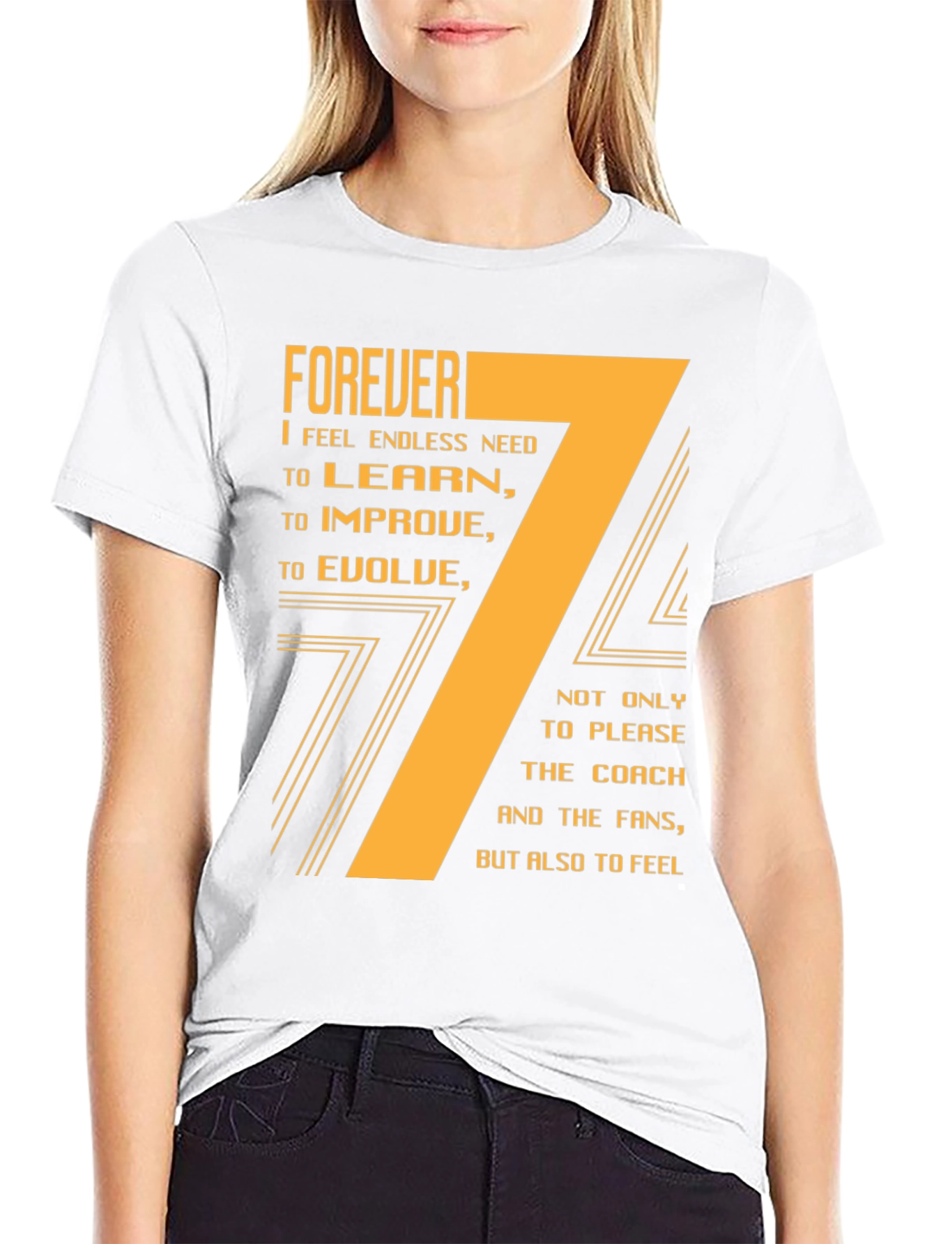 Forever I Need Motivational T-Shirt - Black