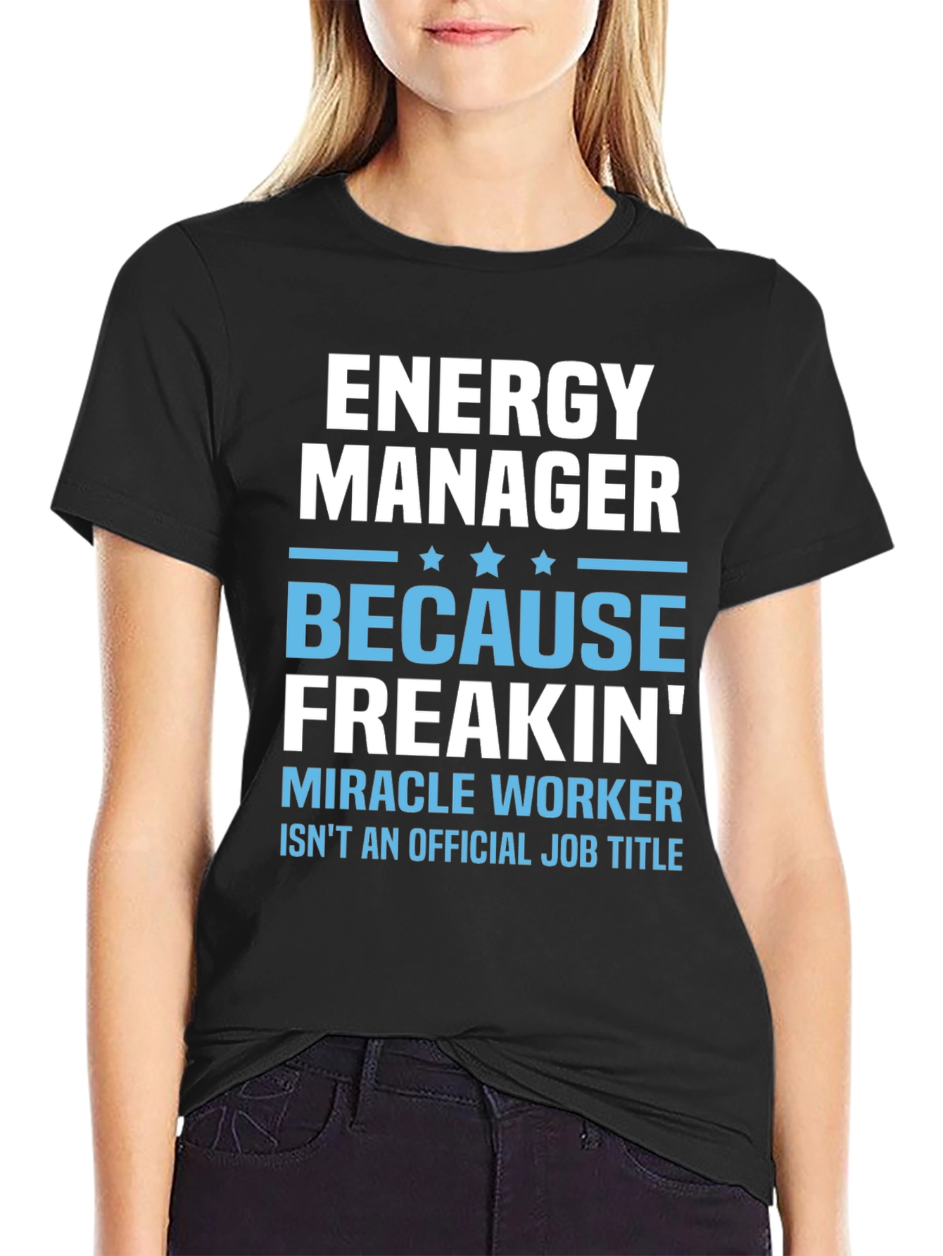 Energy Manager Funny Job Title T-Shirt