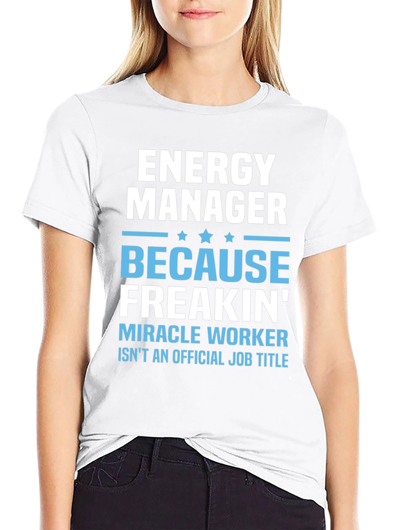 Energy Manager Funny Job Title T-Shirt