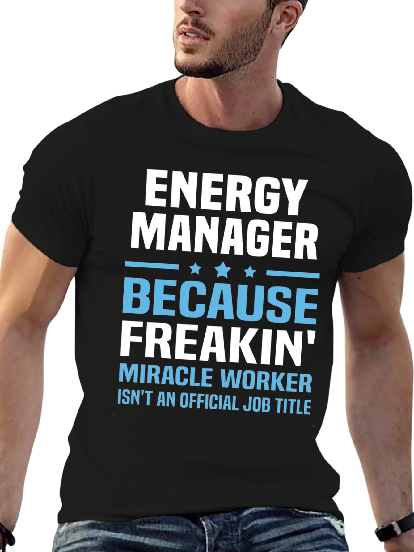 Energy Manager Funny Job Title T-Shirt