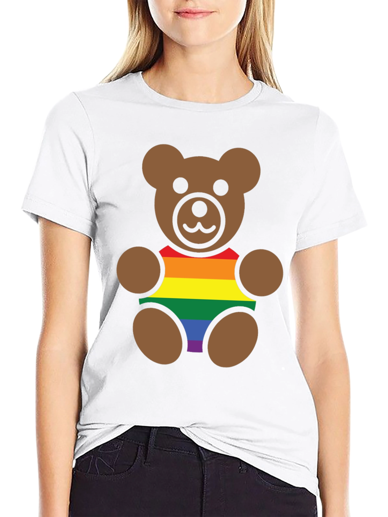 LGBT Pride Teddy Bear Graphic T-Shirt