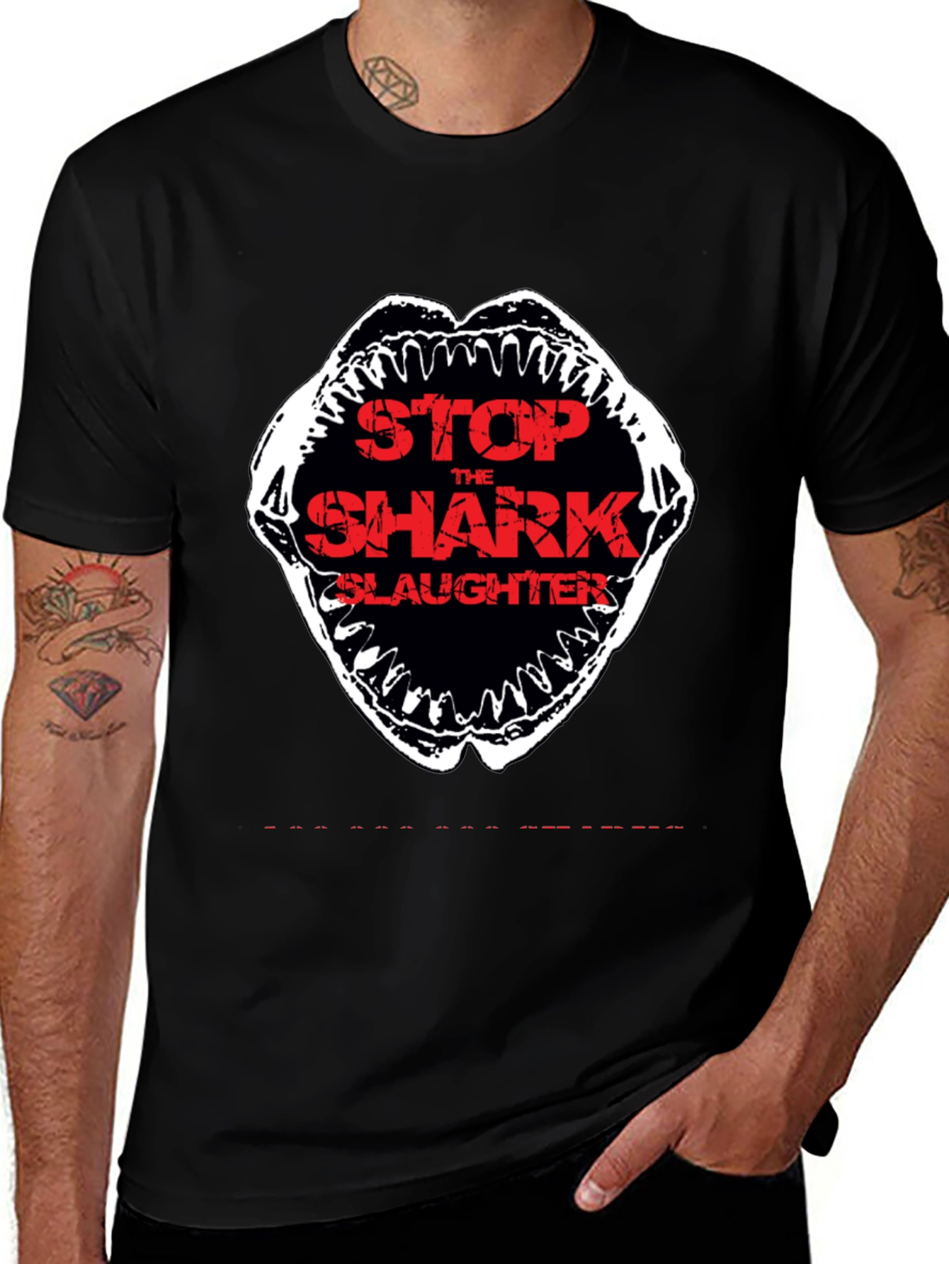 Stop Shark Slaughter Graphic Tee