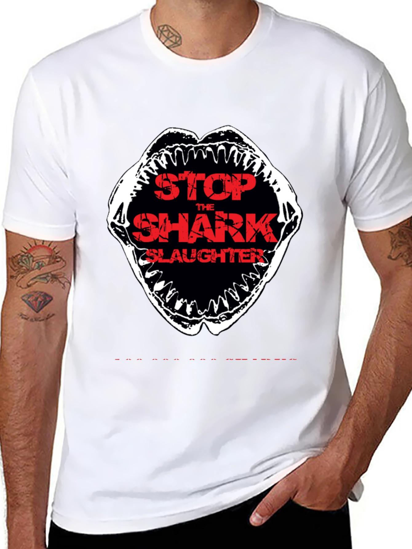 Stop Shark Slaughter Graphic Tee