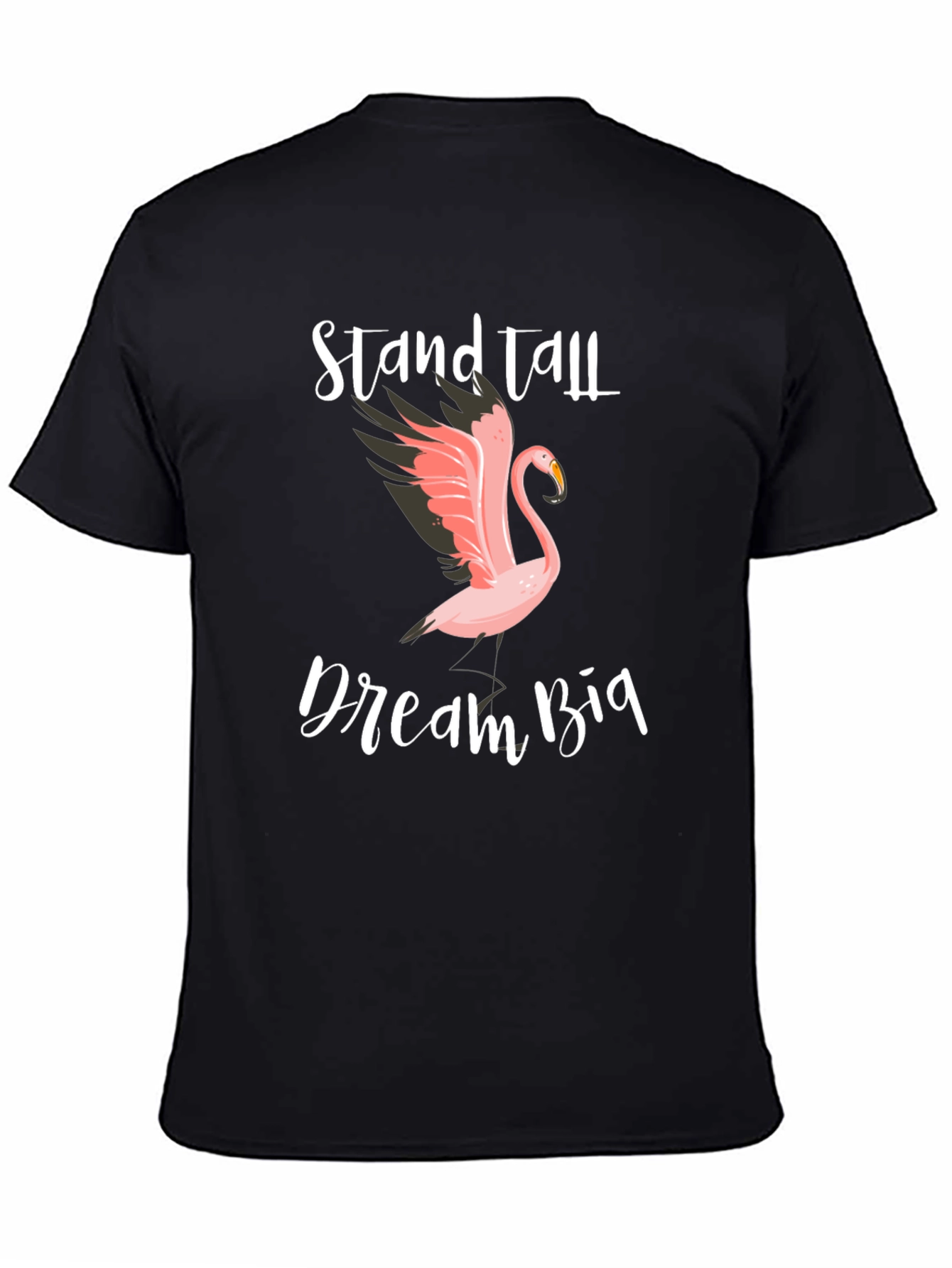 Stand Tall Dream Big Flamingo Graphic Tee