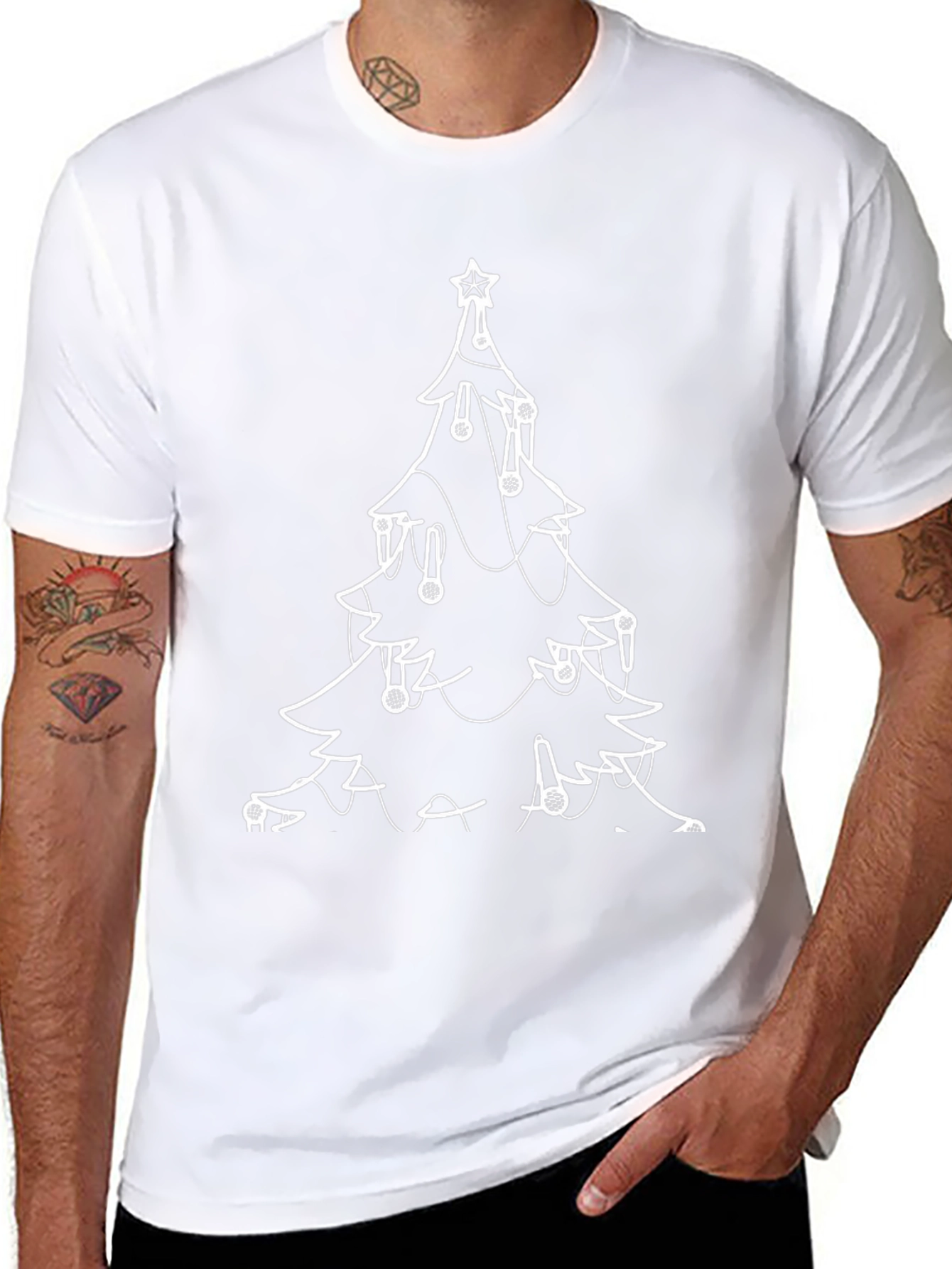 Christmas Tree T-Shirt - Holiday Graphic Tee