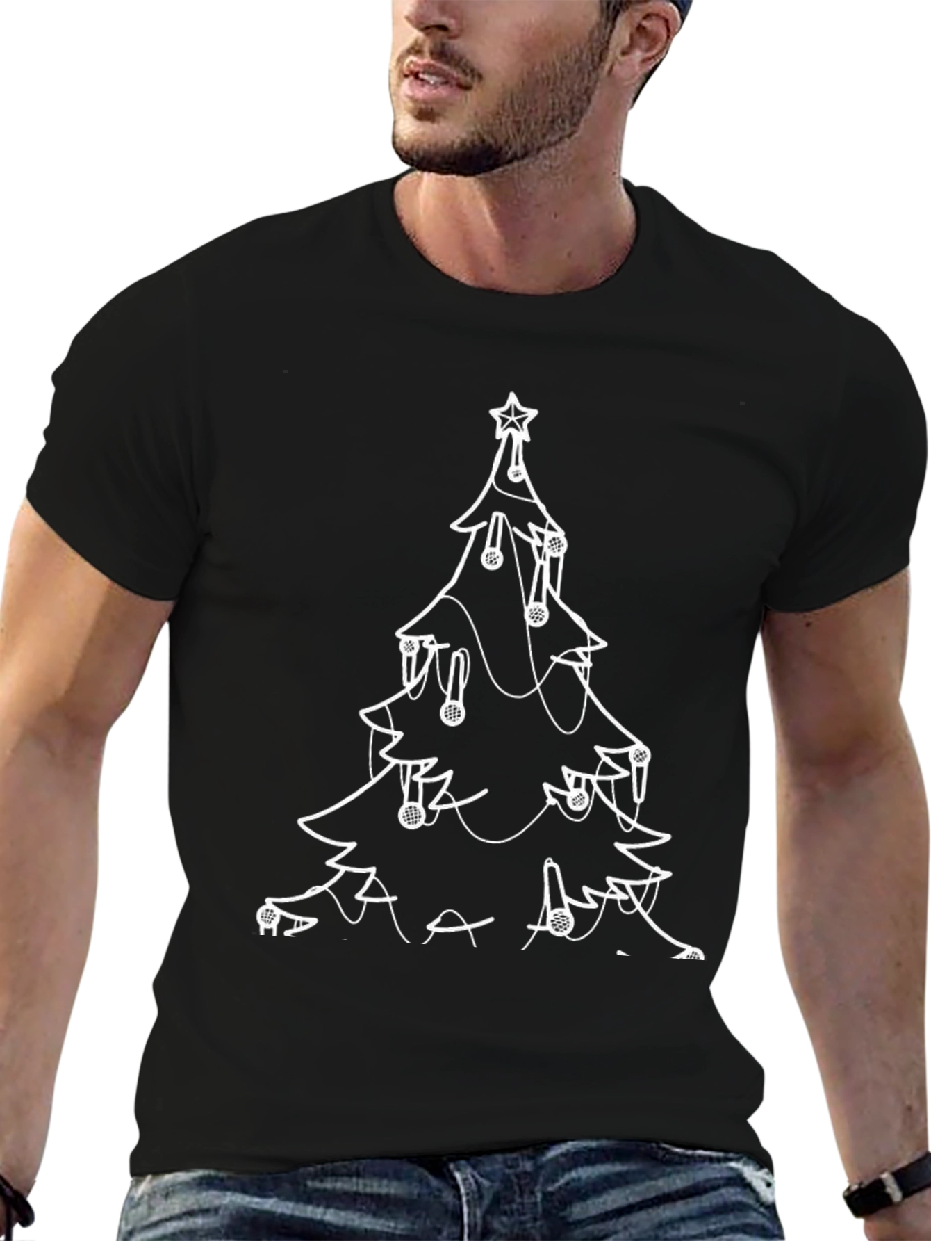 Christmas Tree T-Shirt - Holiday Graphic Tee